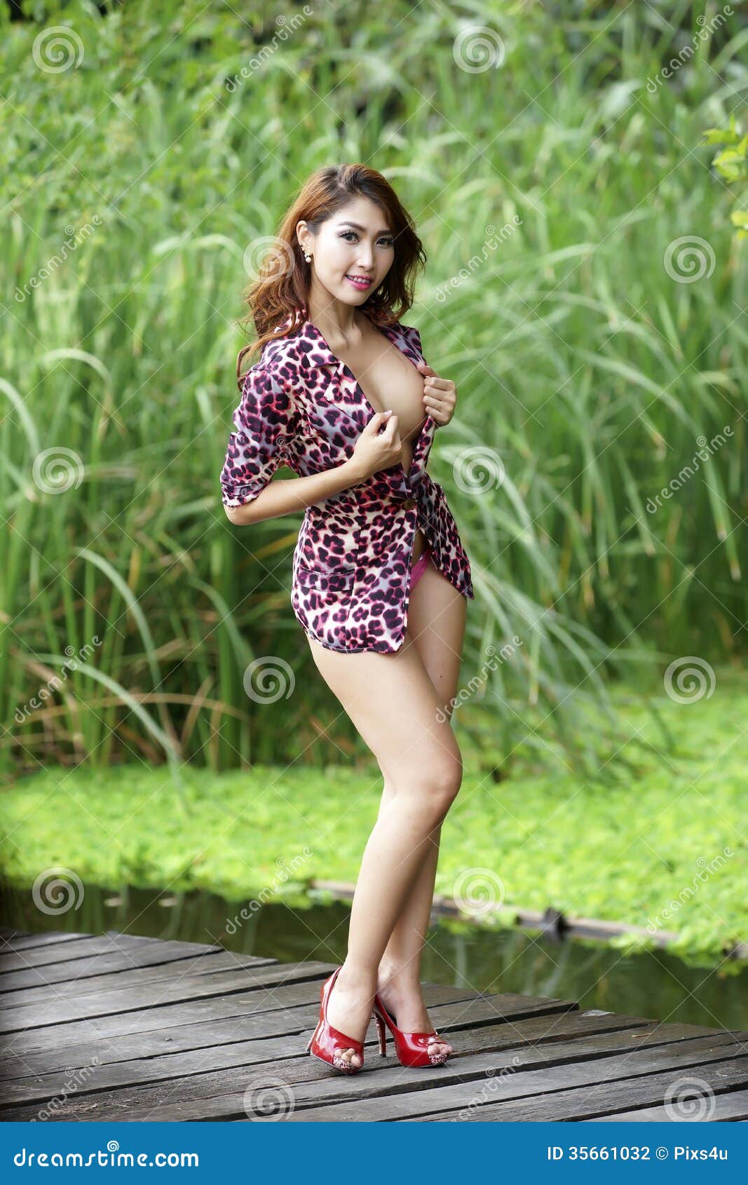 Topless Outdoors