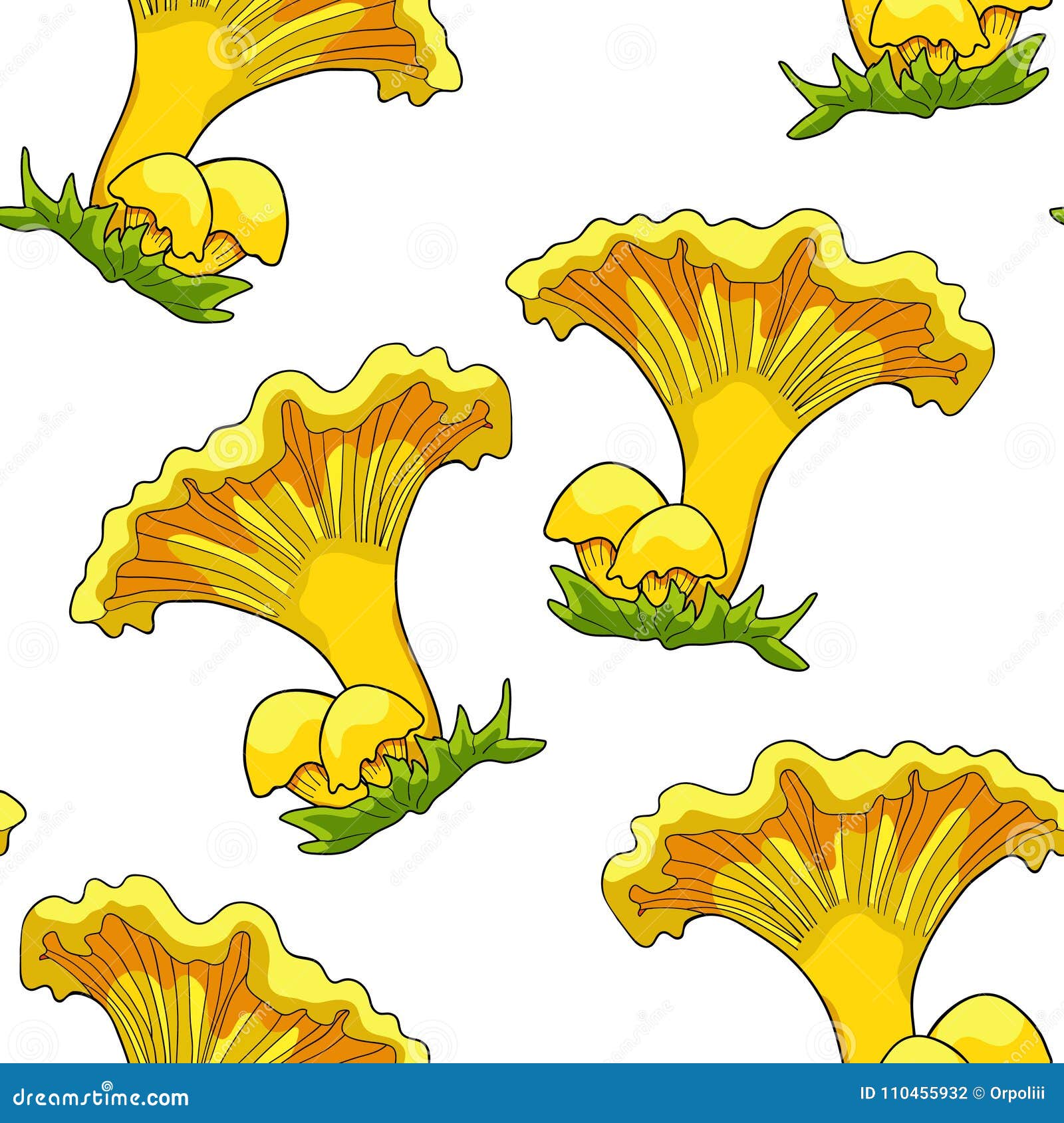 Грибы Лисички Картинки Для Детей Цветные