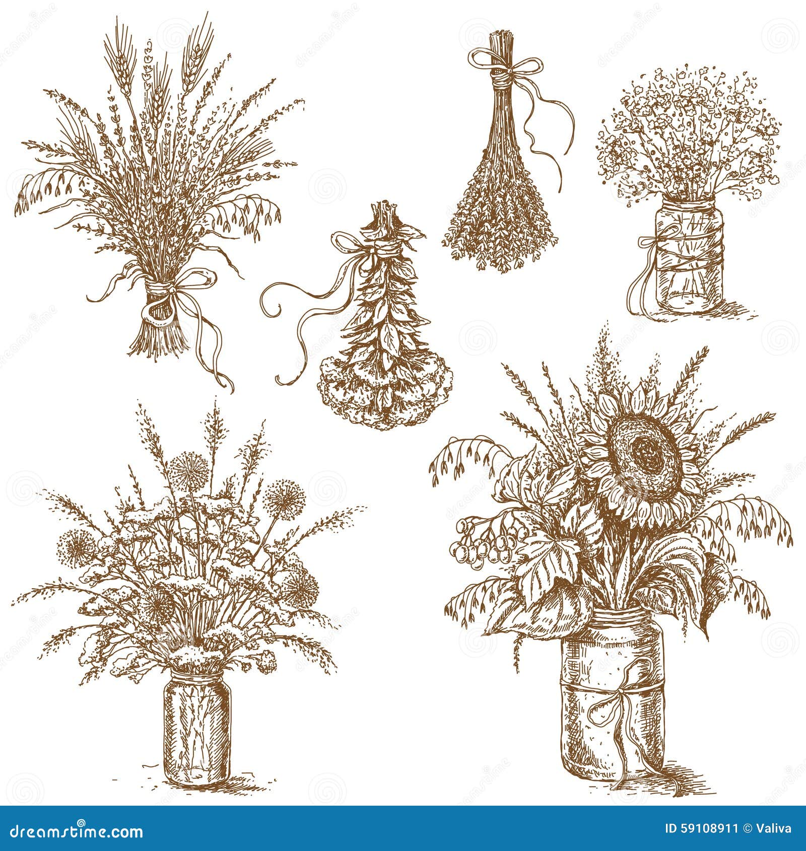 Купить Вышивку Сухие Травы