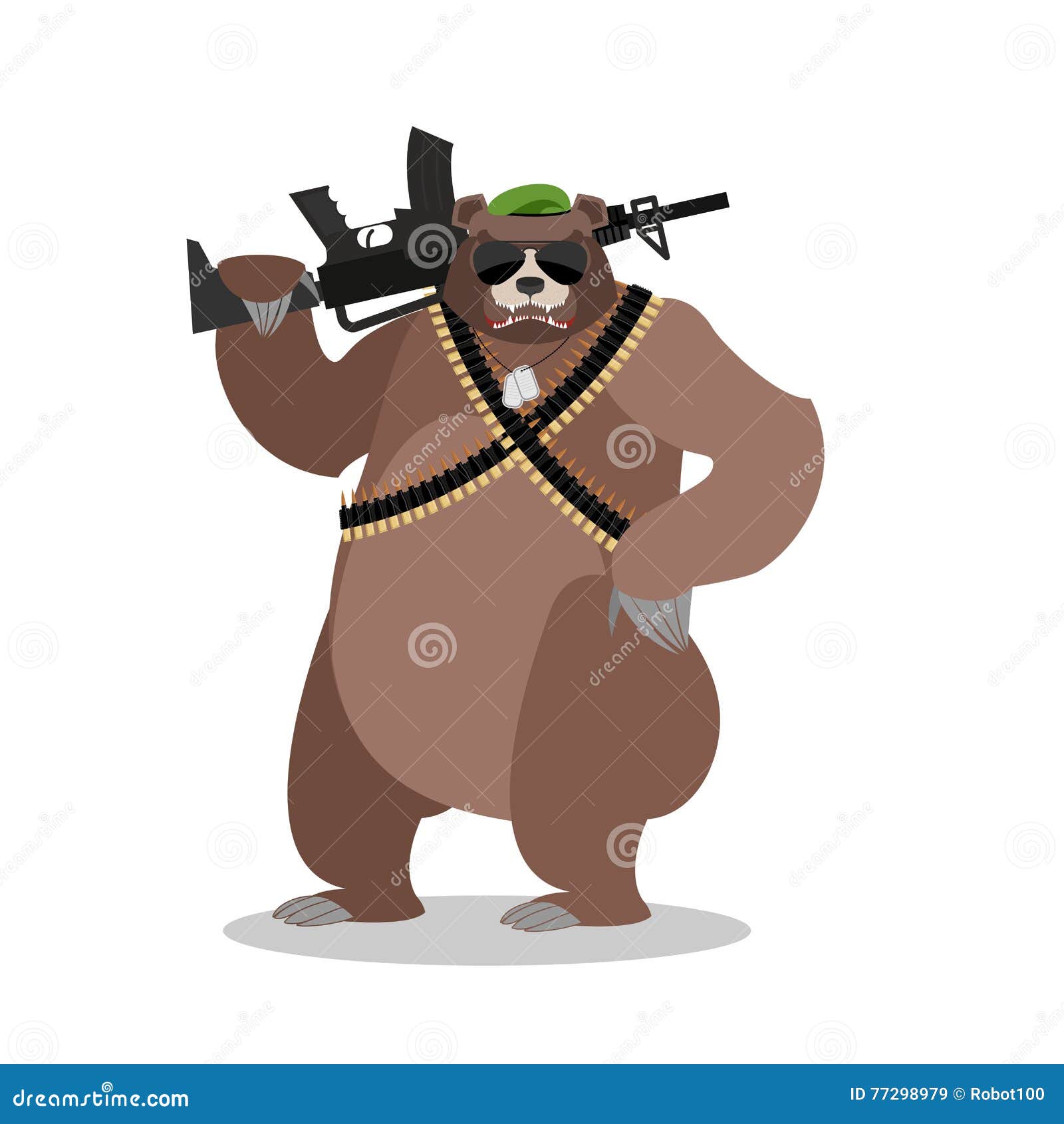 Медведь С Ружьем Картинки