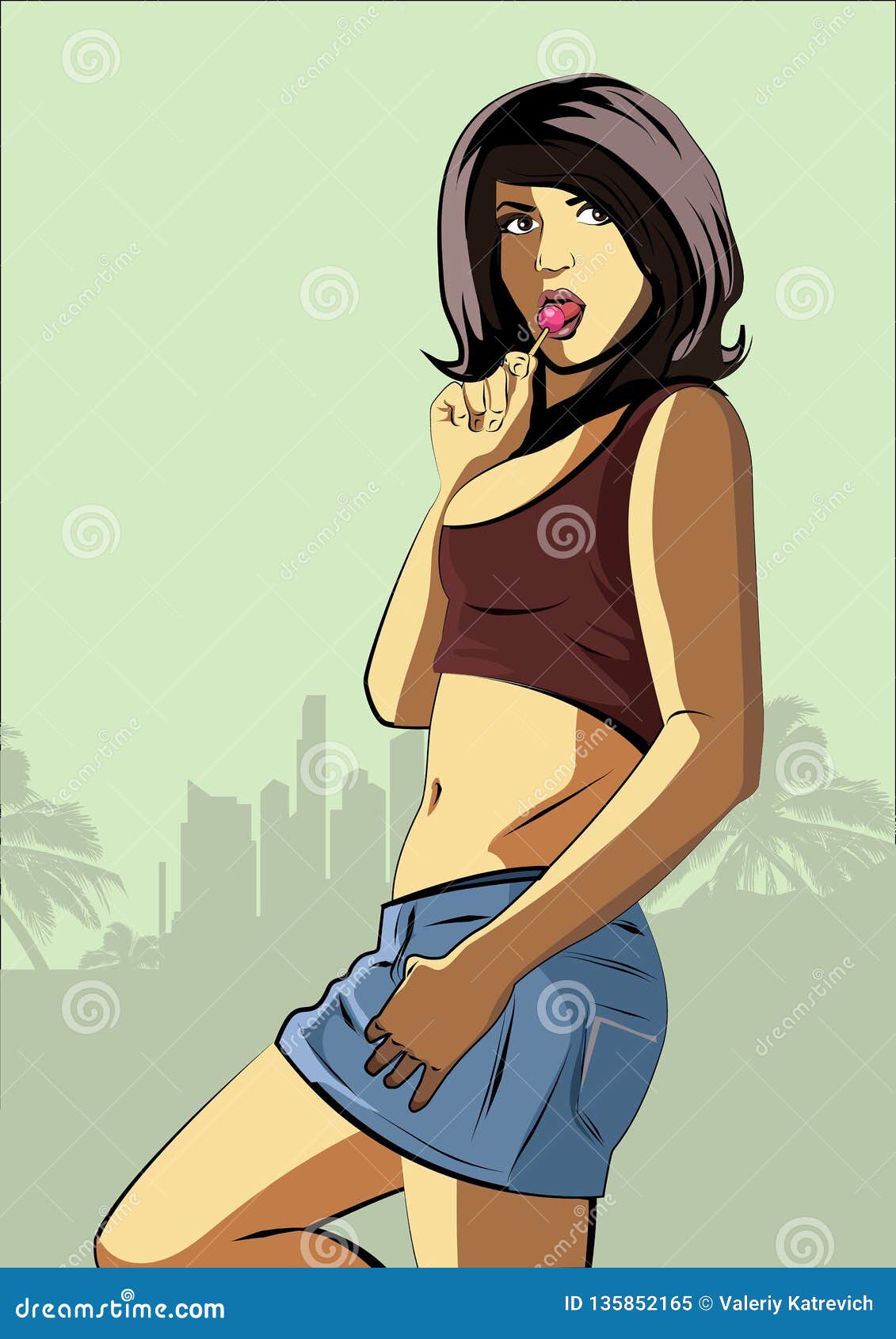 Skate Chick Lick