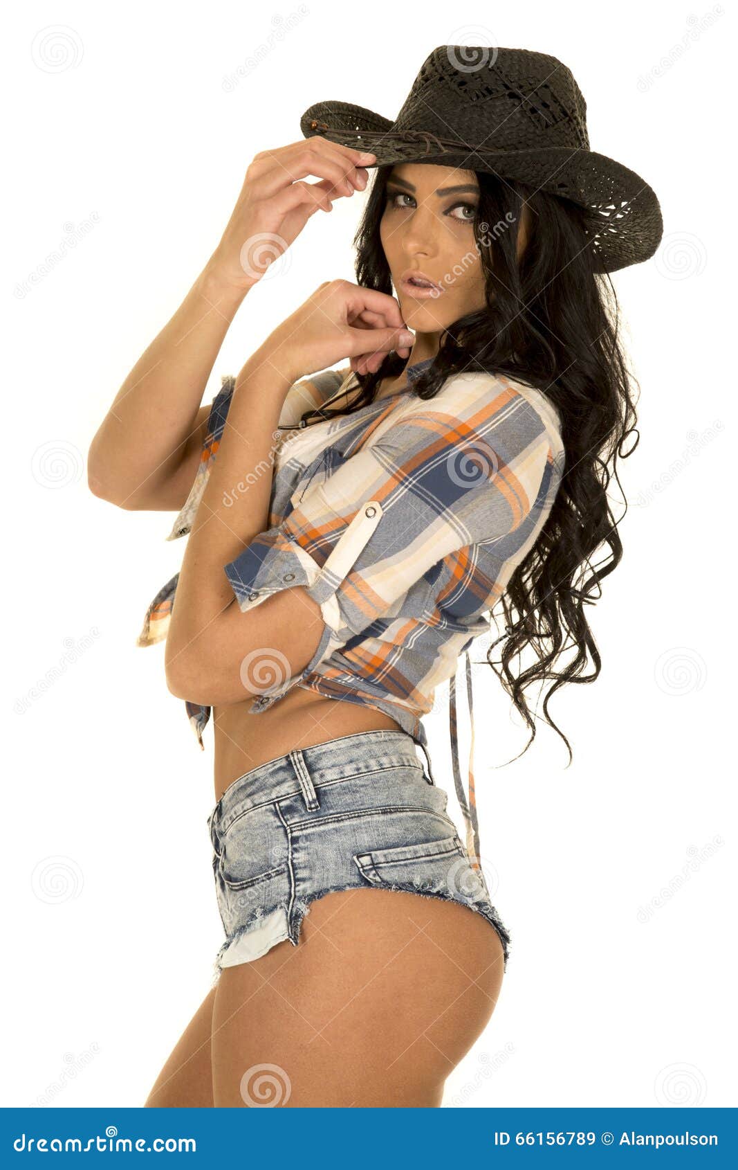 Brunette Cowgirl