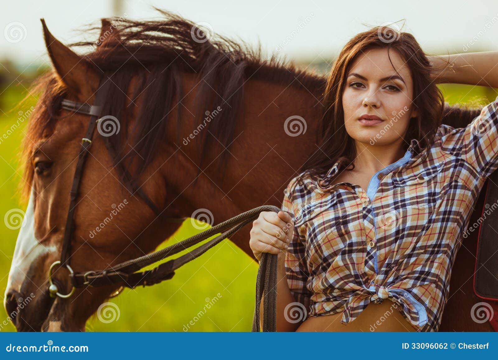 Brunette Cowgirl