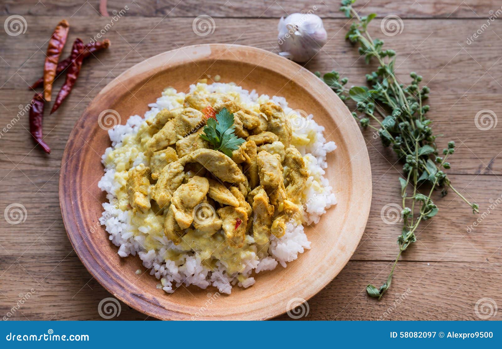 Курица Карри С Рисом Фото