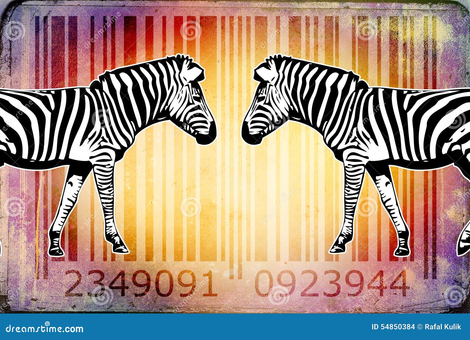 Картина Зебра Штрих Код Купить