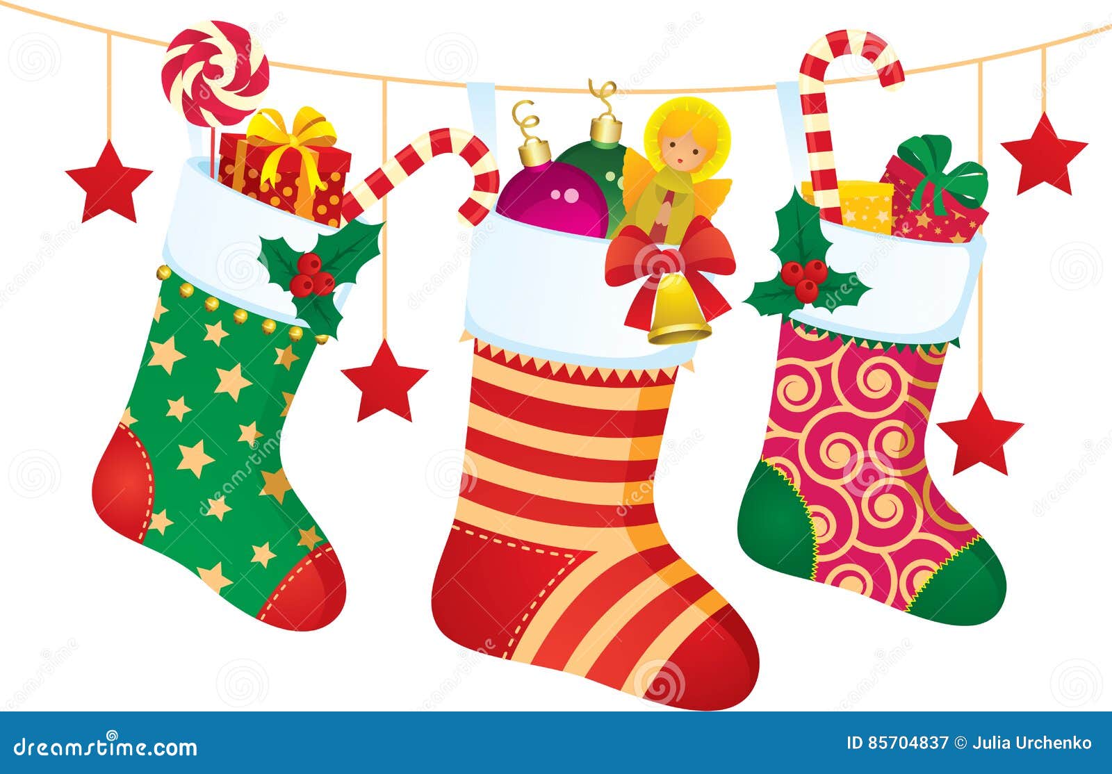 Belle Christmas Stocking