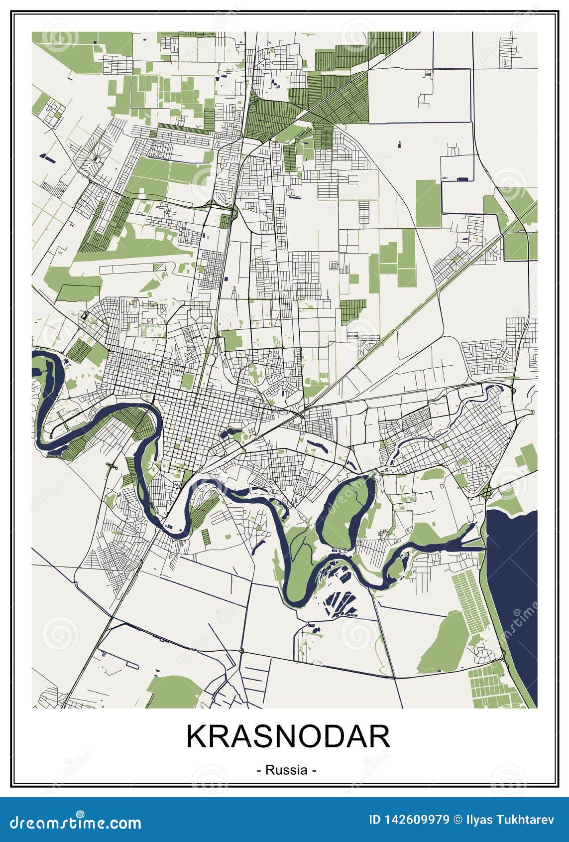 Карта Краснодара Настенная Купить В Краснодаре