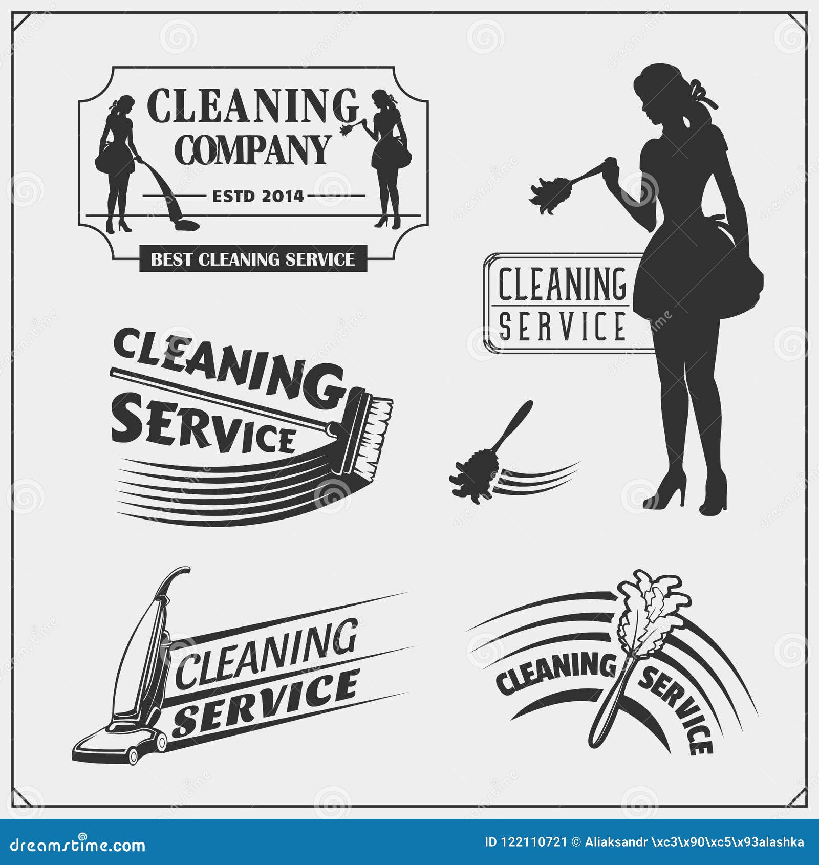 Retro Cleaning Lady