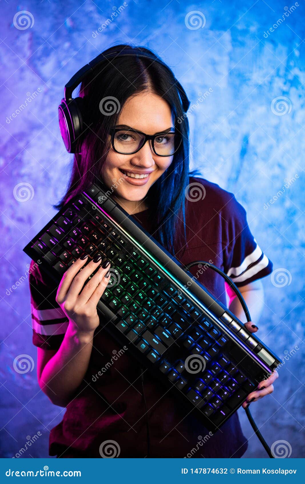 Blonde Gamer Girl