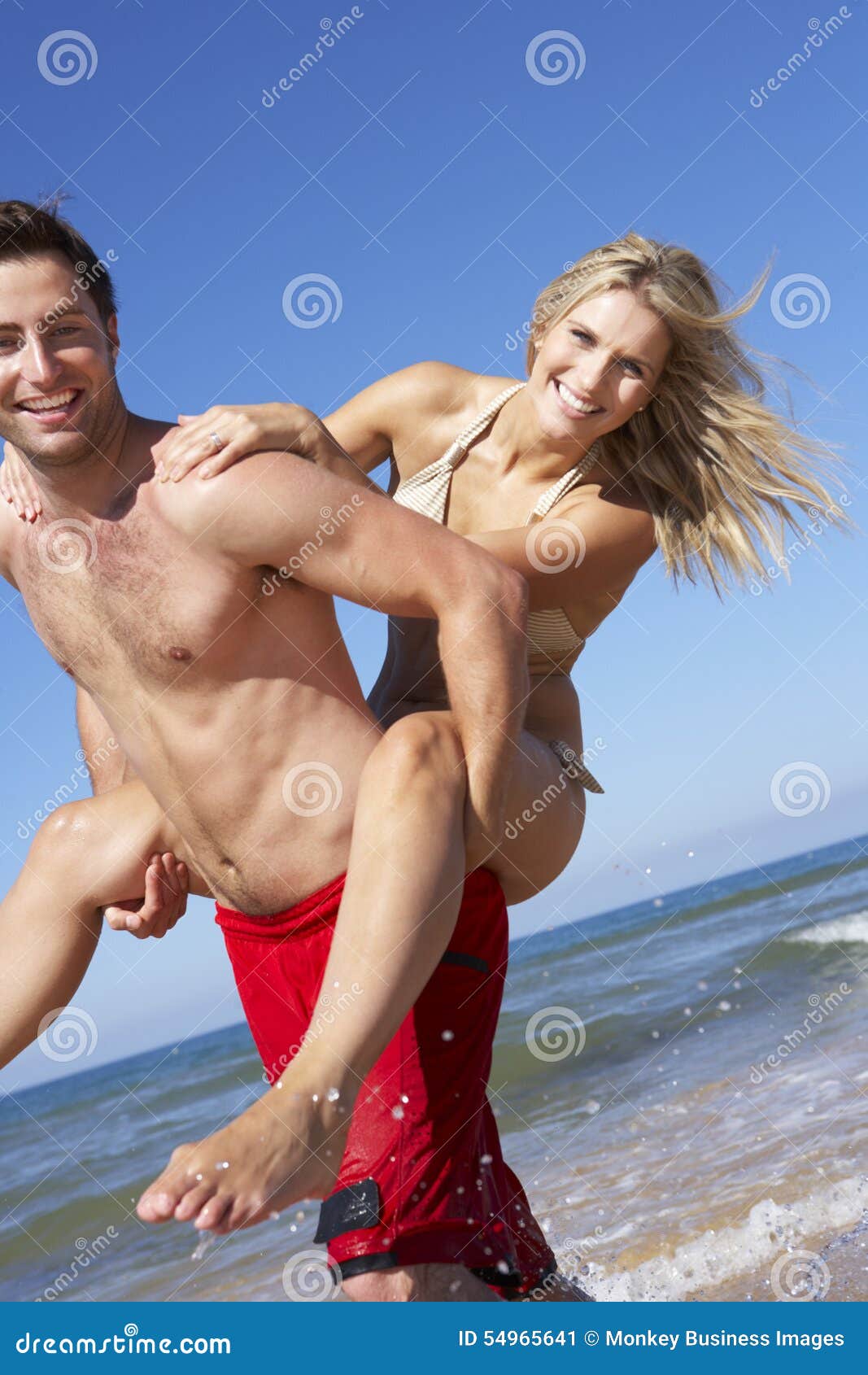 Threesome On The Beach