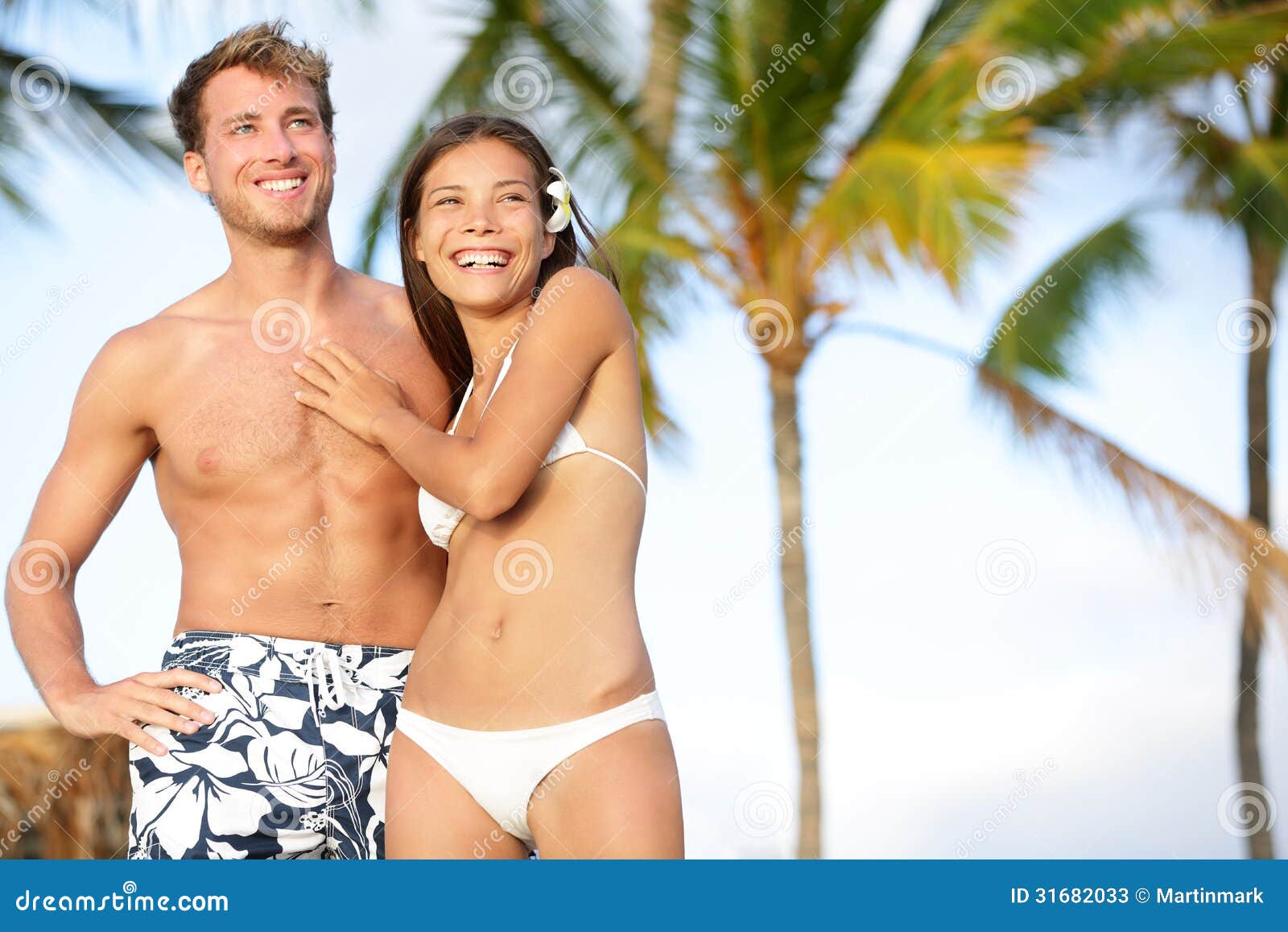 Threesome On The Beach