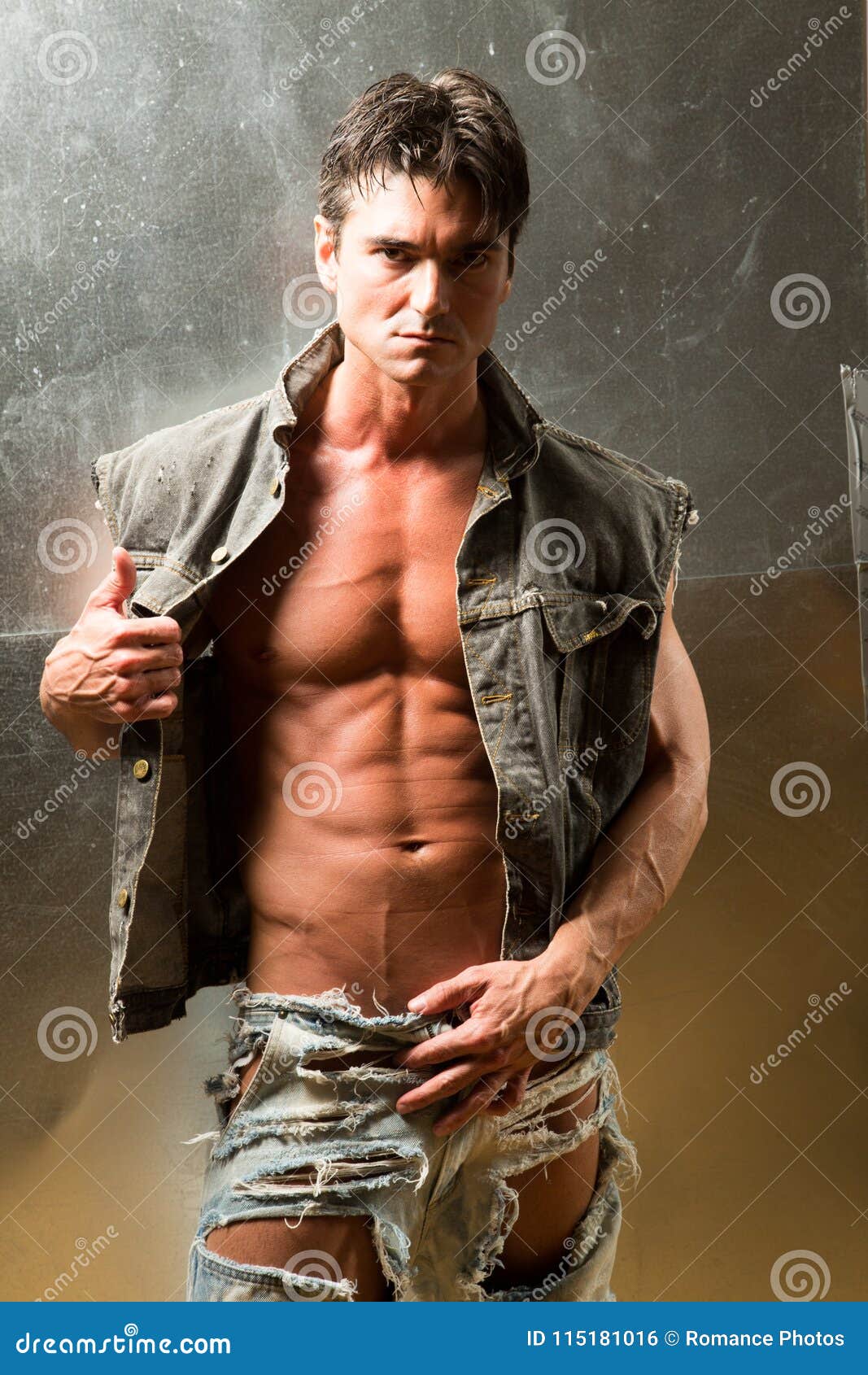 Hot Guy Flexing