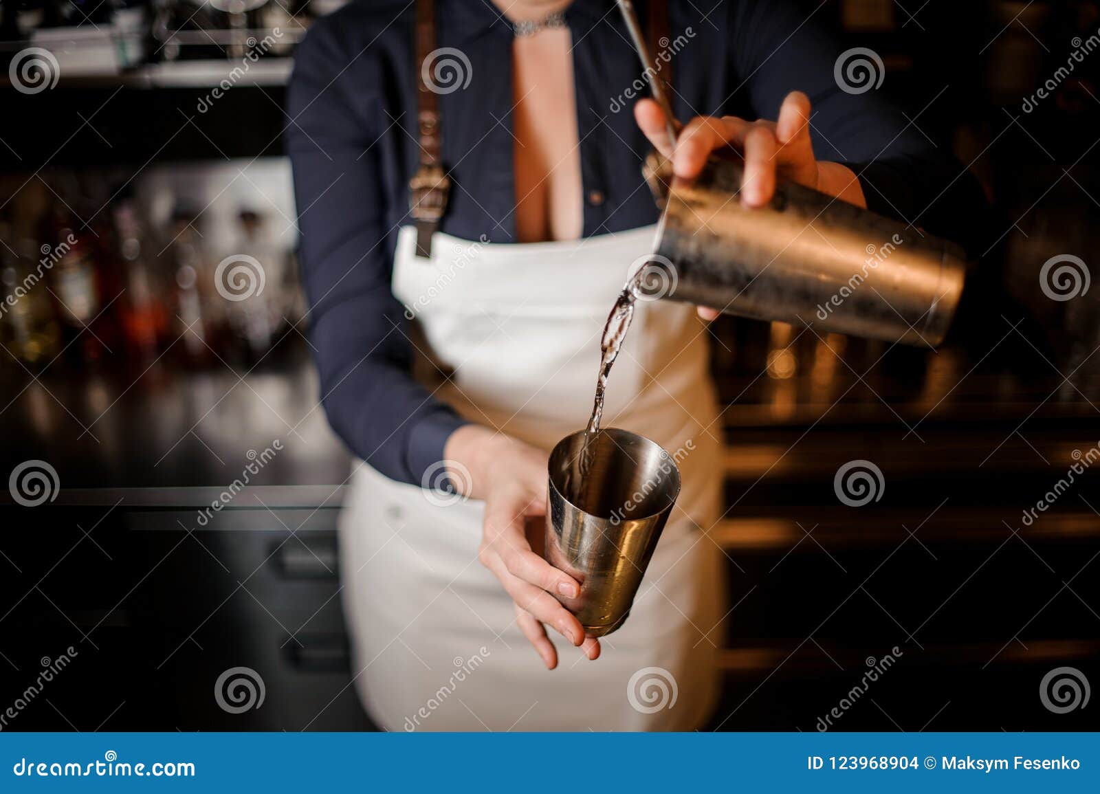Bartender Cleavage