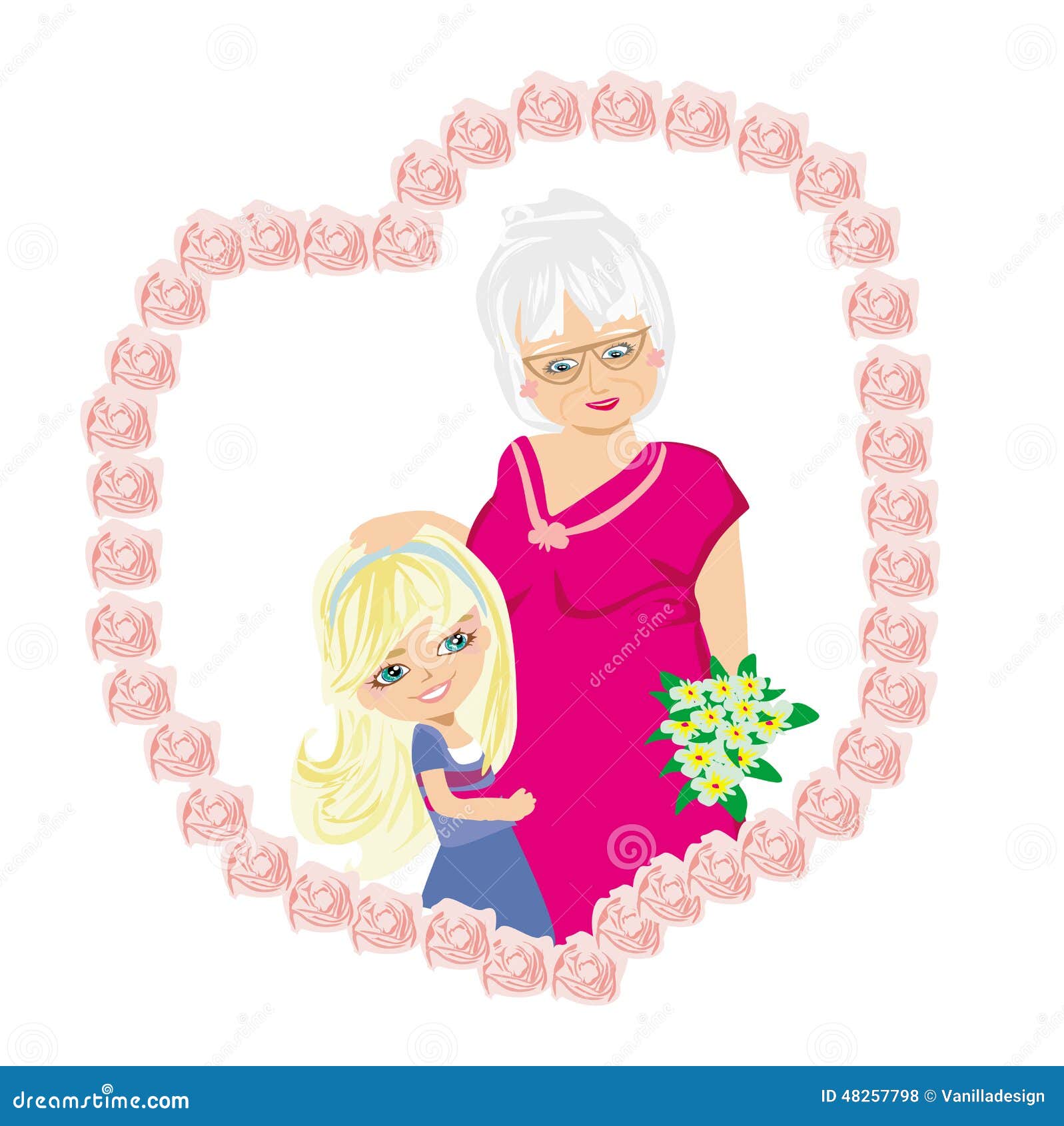 Цветы Для Бабушки Картинки Рисунки
