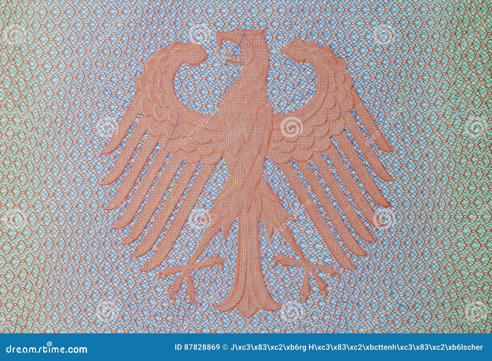 Águila Imperial En El Pasaporte Alemán Imagen de archivo - Imagen de  clarete, capa: 87828869