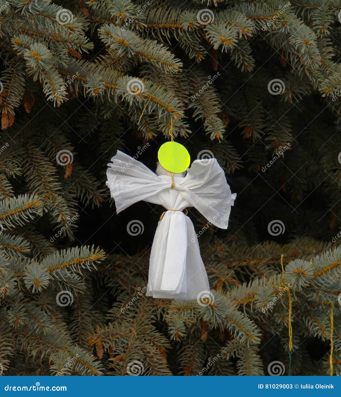 Ángel Hecho a Mano De La Decoración De La Navidad Del Papel Imagen de  archivo - Imagen de handmade, verde: 81029003