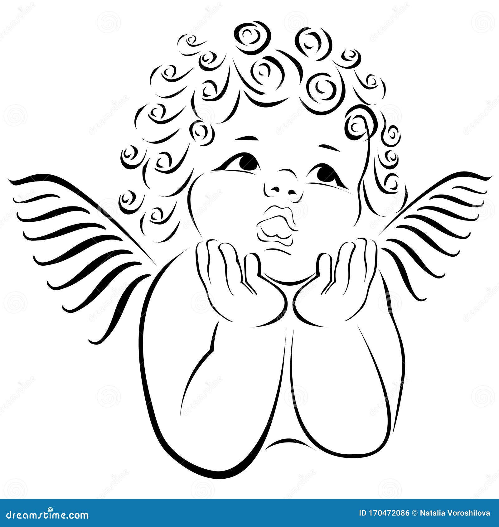 Angel O Bebe Cupido Dibujo Realista De La Ilustracion Stock De Ilustracion Ilustracion De Ilustraciones Partido Angel O Bebe Cupido Dibujo Realista De La Ilustracion Stock De Ilustracion Ilustracion De Ilustraciones Partido