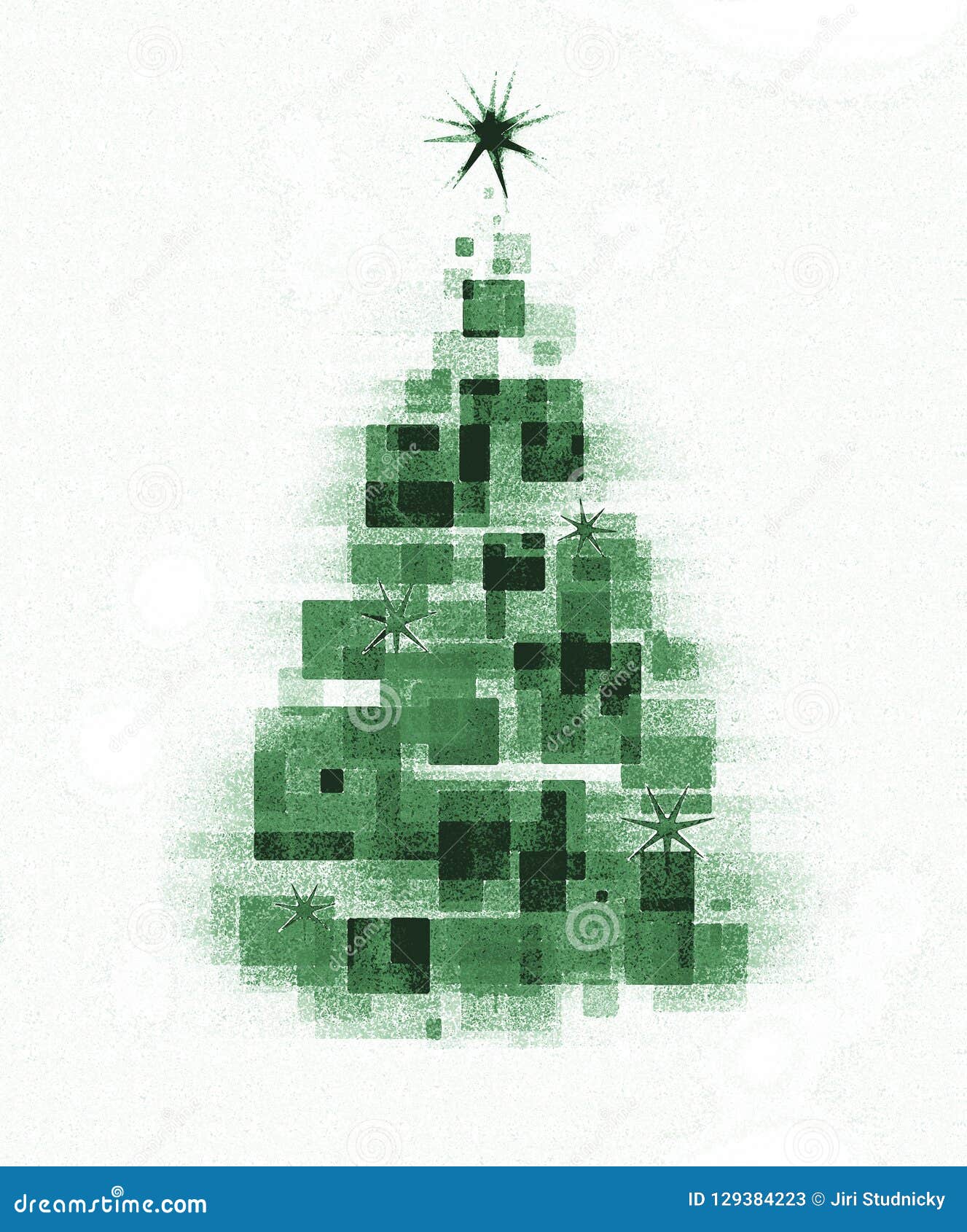 Árbol De Navidad Abstracto Mágico Stock de ilustración - Ilustración de  invierno, historieta: 129384223, image size:1327x1690
