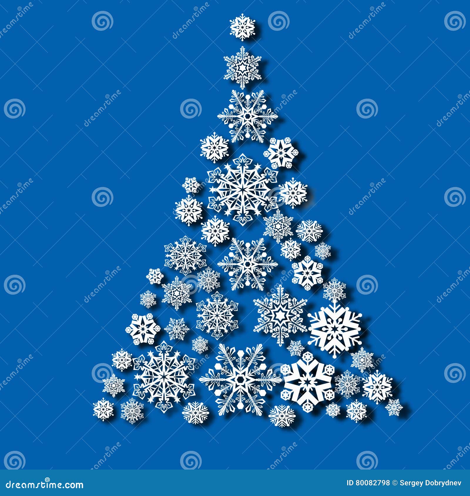 Elegancia Árbol De Navidad Para Hombre Corbata de patrón de copos de nieve 59" X 3.25 