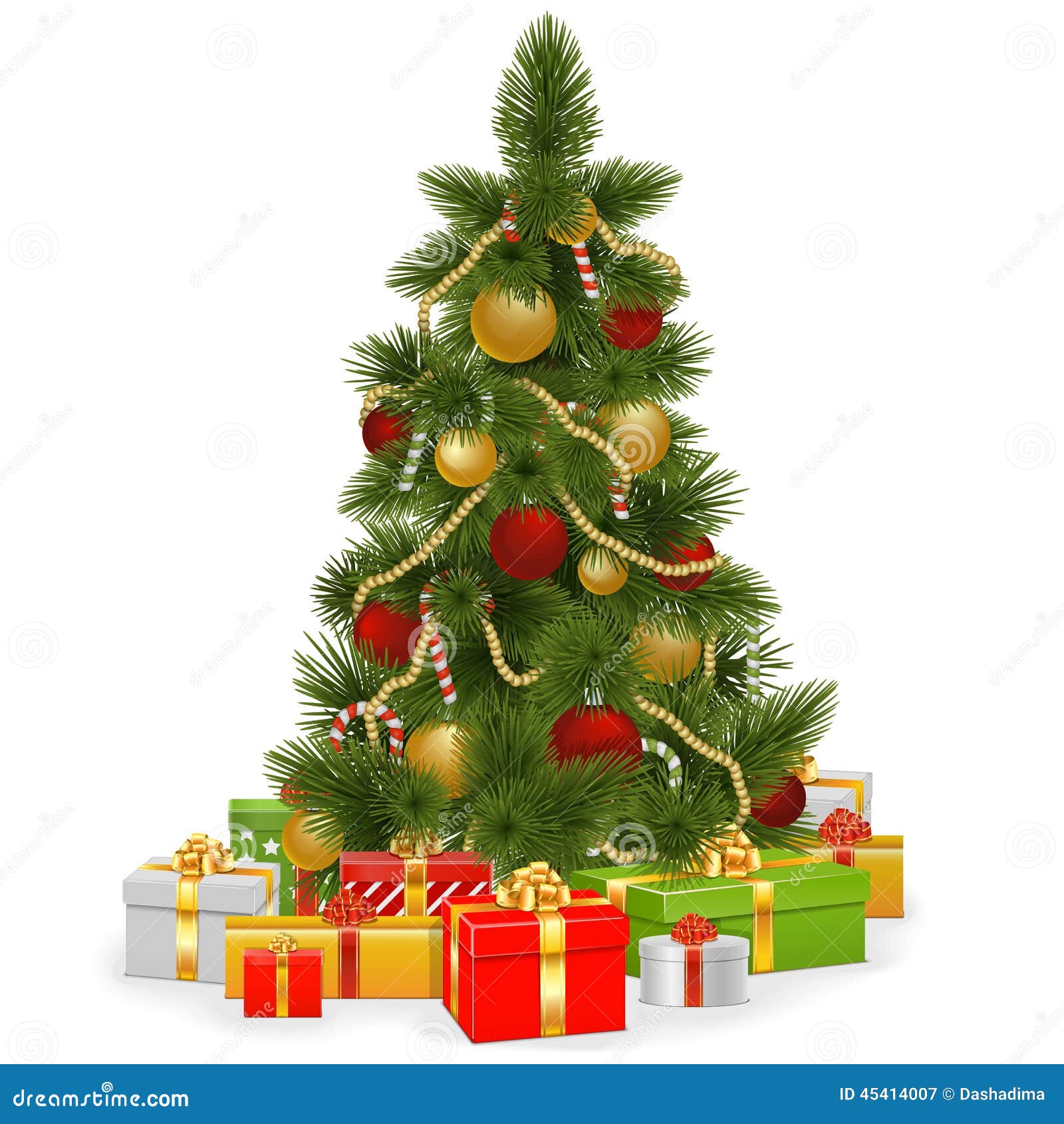 193 rbol de navidad del vector con los regalos ilustraci 243 n 193 rbol de navidad del vector con los regalos ilustraci 243 n