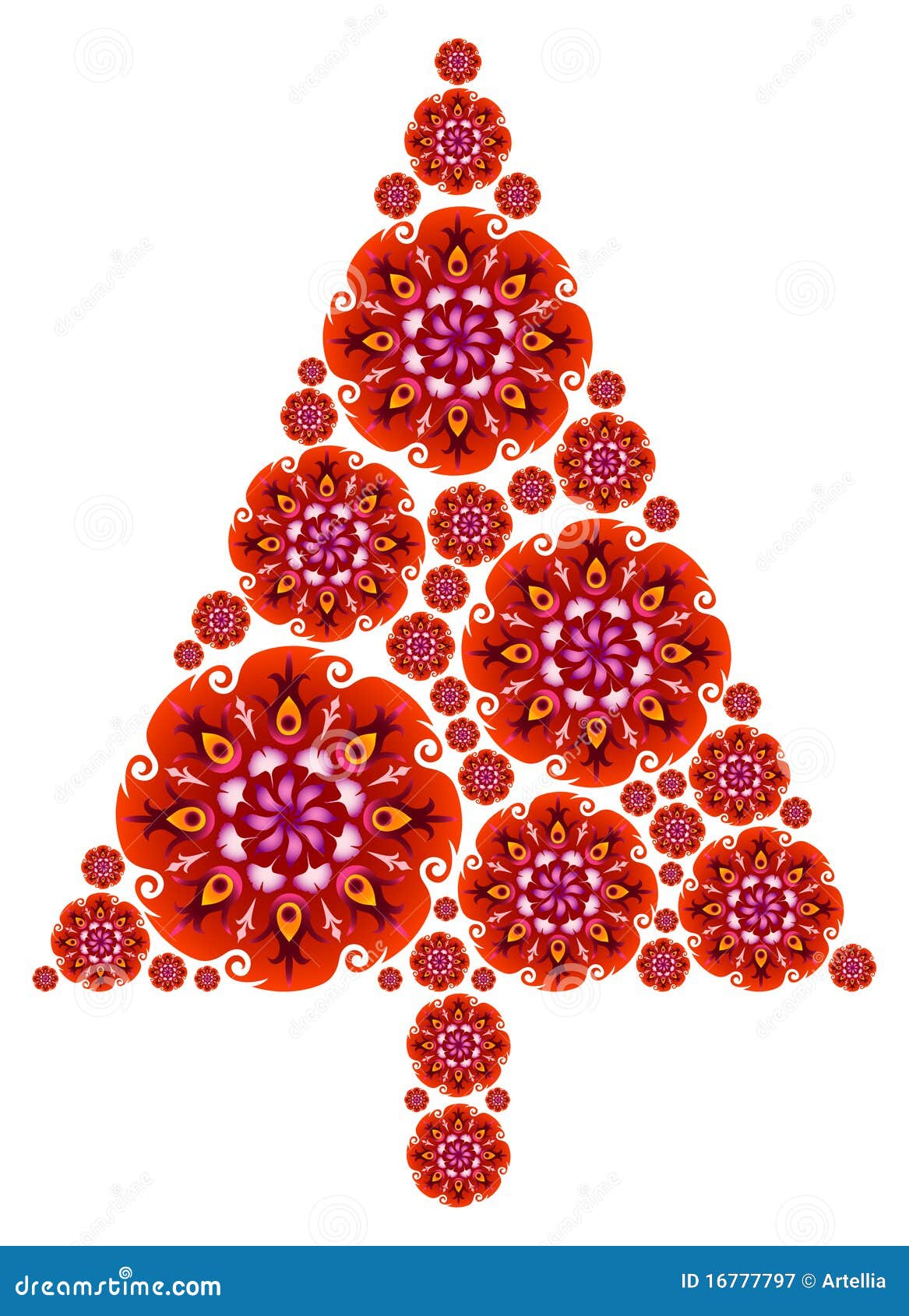 Sophia Art Cortina de Navidad con diseño de árbol de la Vida con Mandala y Cenefa 