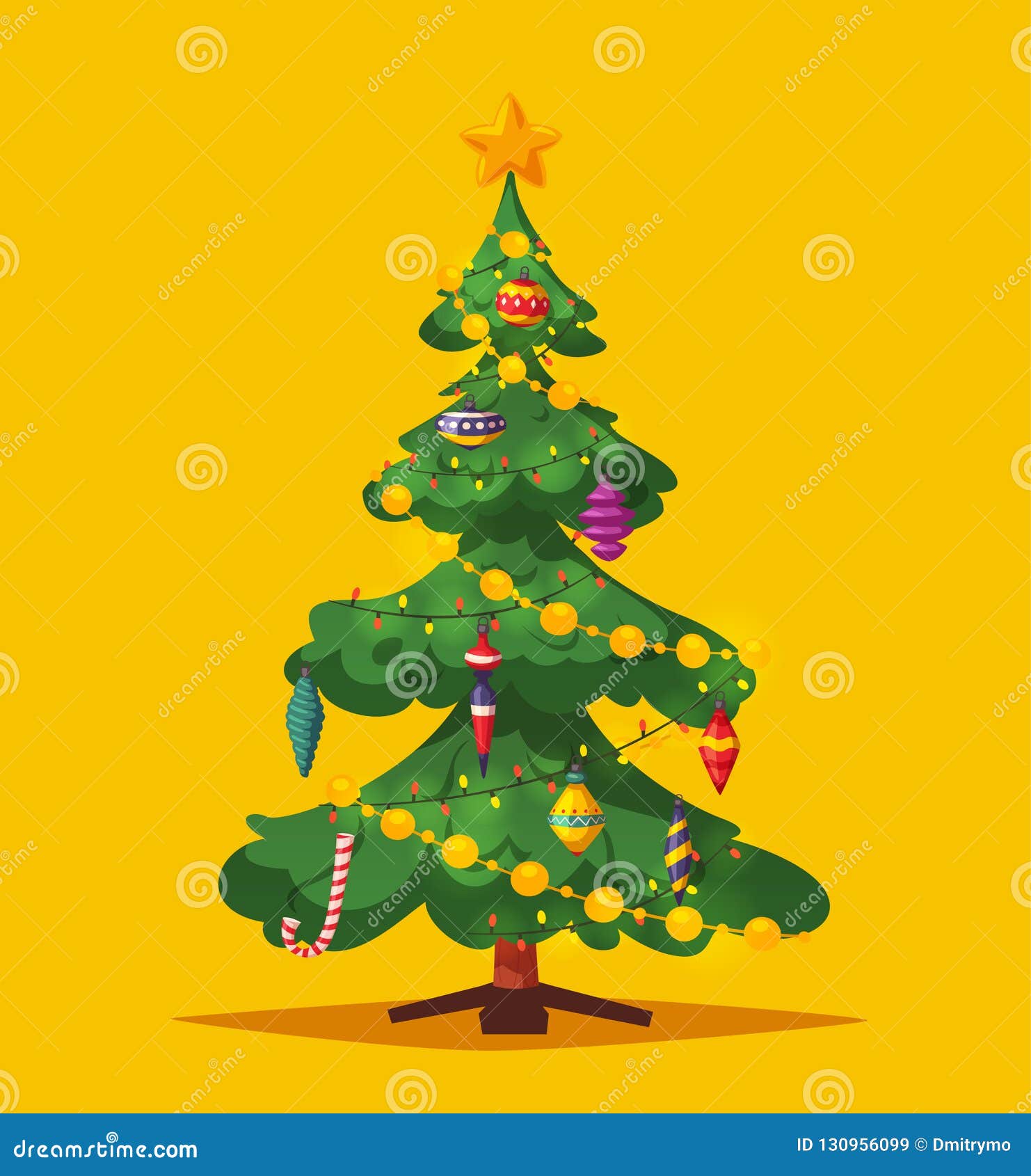 Árvore De Natal Bonita Ilustração Do Vetor Dos Desenhos Animados Ilustração do Vetor - Ilustração de abeto, isolado: 130956099 Árvore De Natal Bonita Ilustração Do Vetor Dos Desenhos Animados Ilustração do Vetor - Ilustração de abeto, isolado: 130956099
