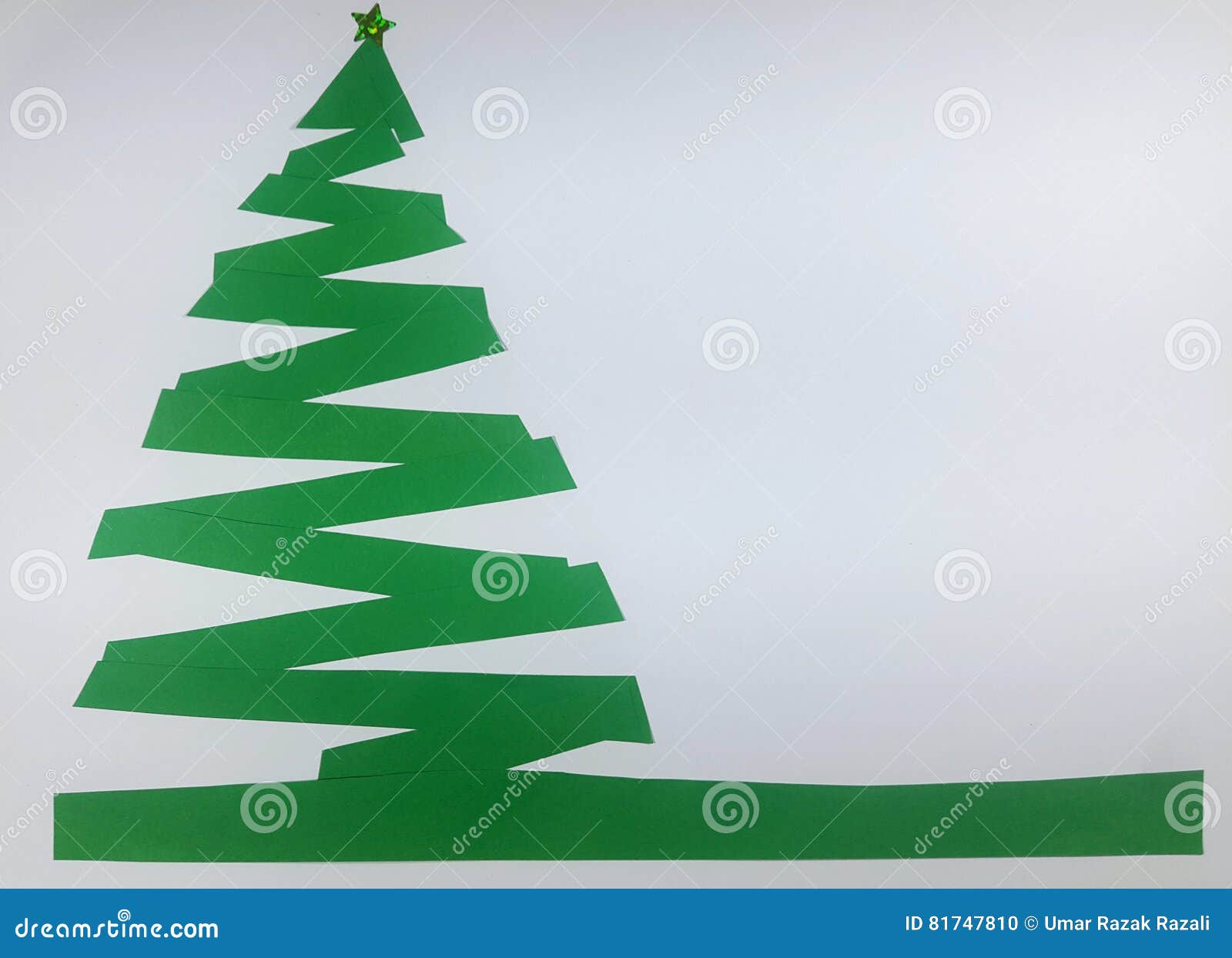 Árvore De Natal Da Colagem Do Papel Verde Foto de Stock - Imagem de verde,  natal: 81747810, image size:1600x1244