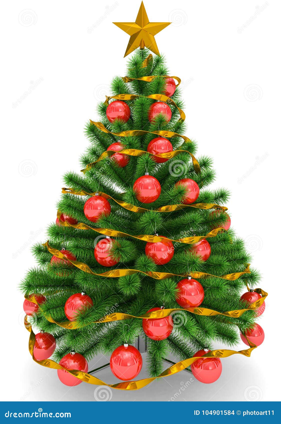 Árvore De Natal Decorada Com As Bolas Vermelhas Do Natal, Cristo Dourado Ilustração Stock - Ilustração de isolado, arranjado: 104901584 Árvore De Natal Decorada Com As Bolas Vermelhas Do Natal, Cristo Dourado Ilustração Stock - Ilustração de isolado, arranjado: 104901584