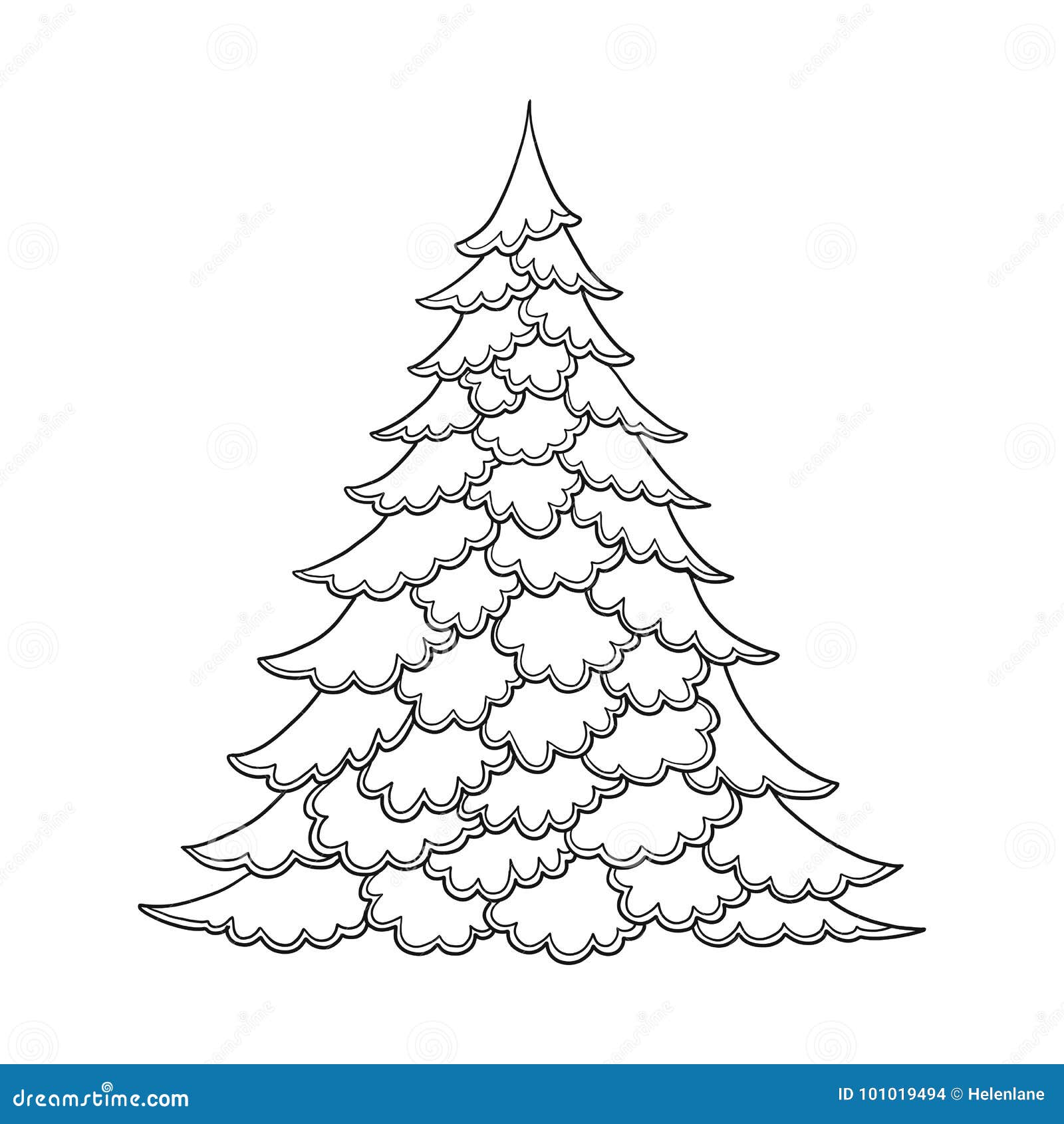 Desenho e Imagem Luzes de Natal Fácil para Colorir e Imprimir