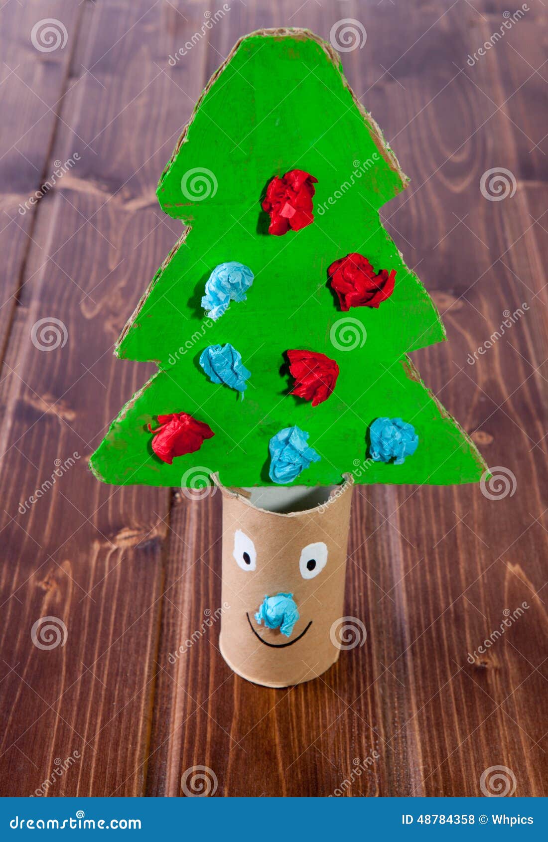 Árvore de Natal do cartão foto de stock. Imagem de fundo - 48784358