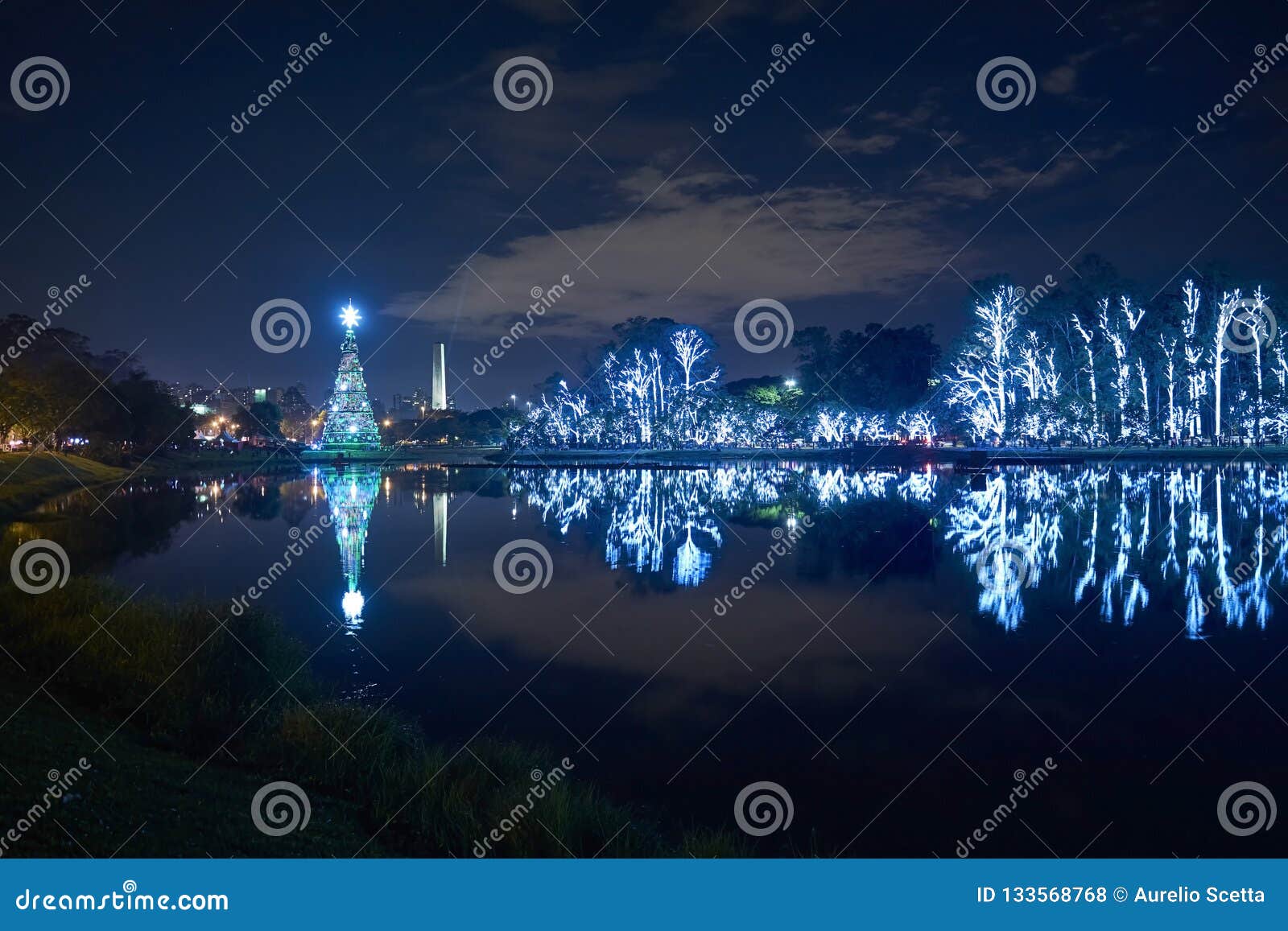 Árvore De Natal No Parque De Ibirapuera Na Cidade De Sao Paulo Foto de Stock - Imagem de paulo, noite: 133568768 Árvore De Natal No Parque De Ibirapuera Na Cidade De Sao Paulo Foto de Stock - Imagem de paulo, noite: 133568768