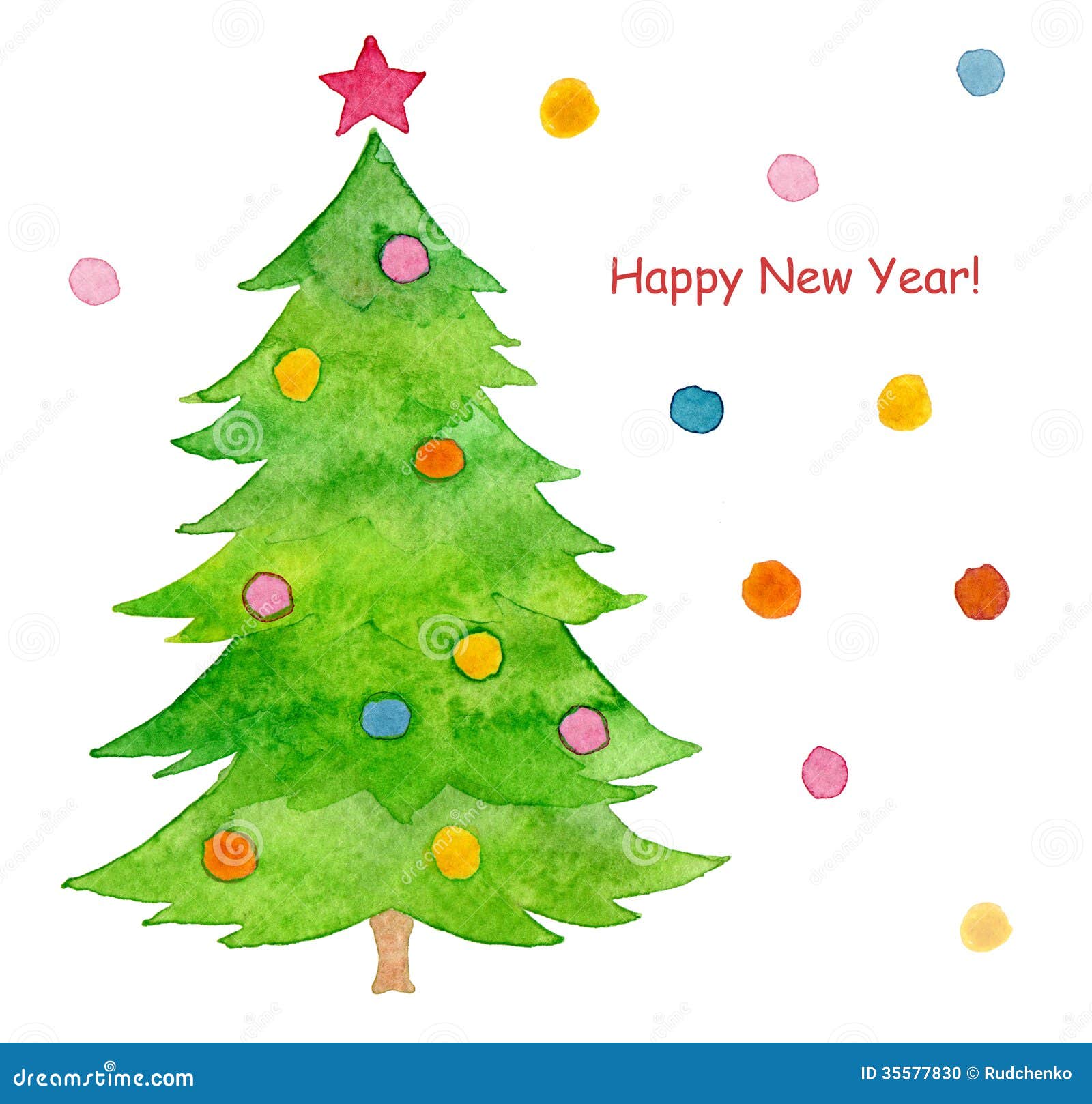 Árvore De Natal Pintada Aquarela Ilustração Stock - Ilustração de aquarela, papel: 35577830 Árvore De Natal Pintada Aquarela Ilustração Stock - Ilustração de aquarela, papel: 35577830