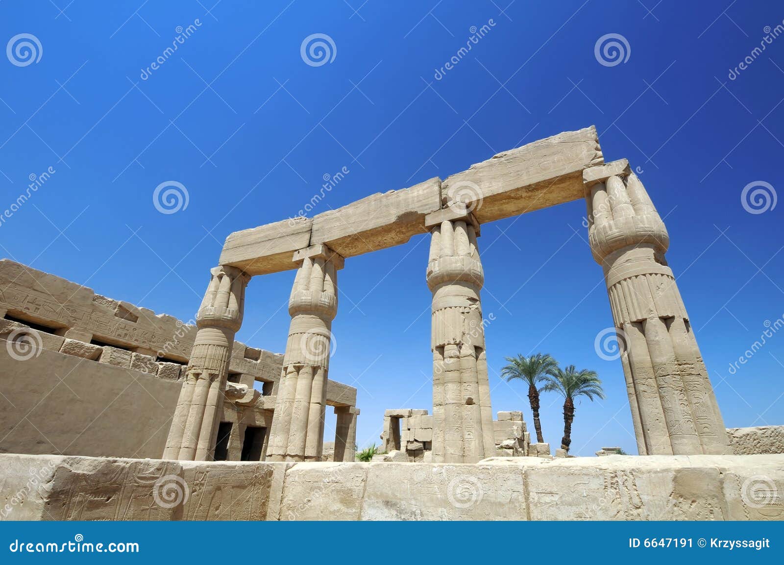 Agyptische Architektur Stockbild Bild Von Spalten Historisch