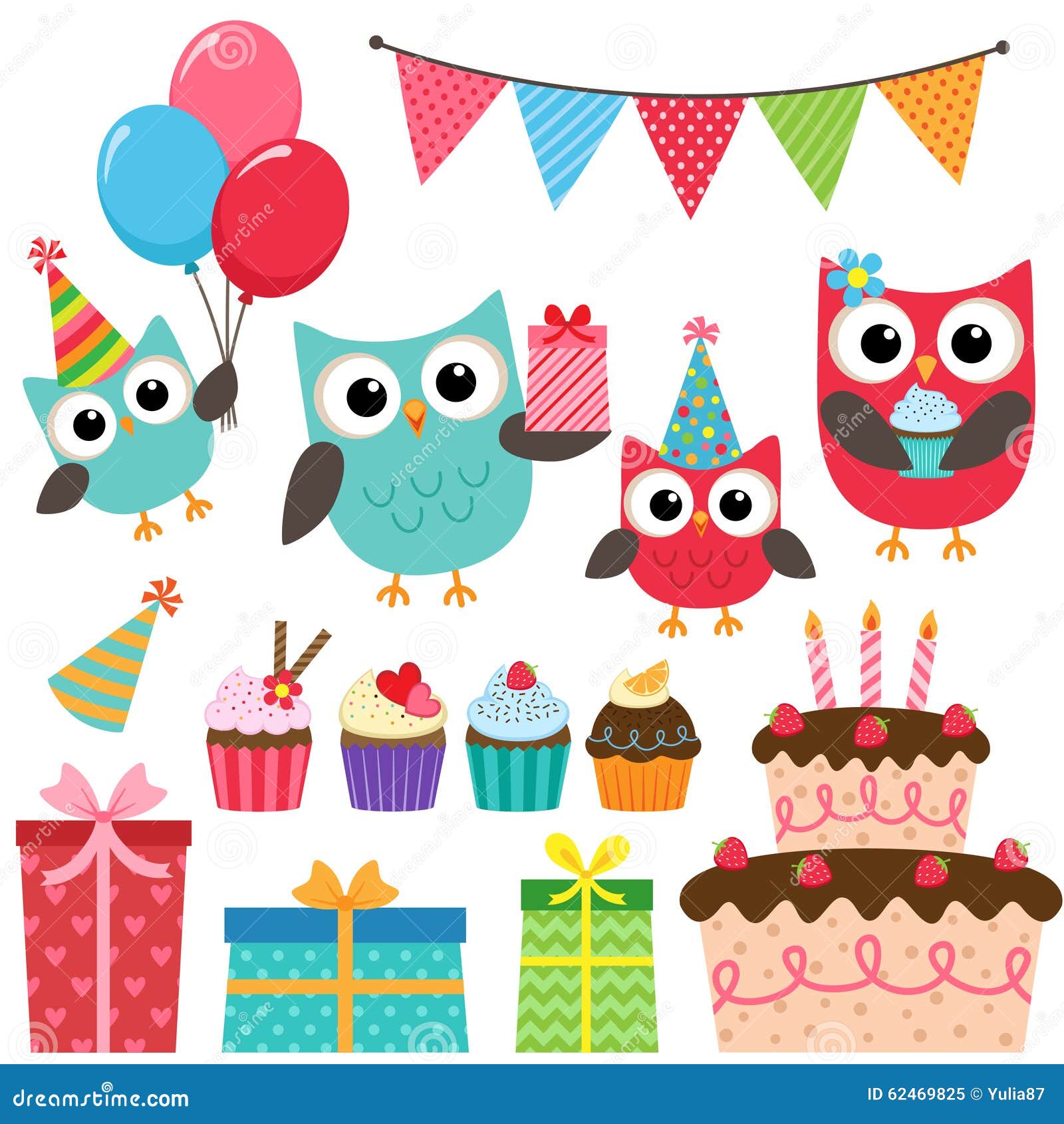 Elements De Fete D Anniversaire Avec Des Hiboux Illustration De Vecteur Illustration Du Anniversaire Fete Elements De Fete D Anniversaire Avec Des Hiboux Illustration De Vecteur Illustration Du Anniversaire Fete