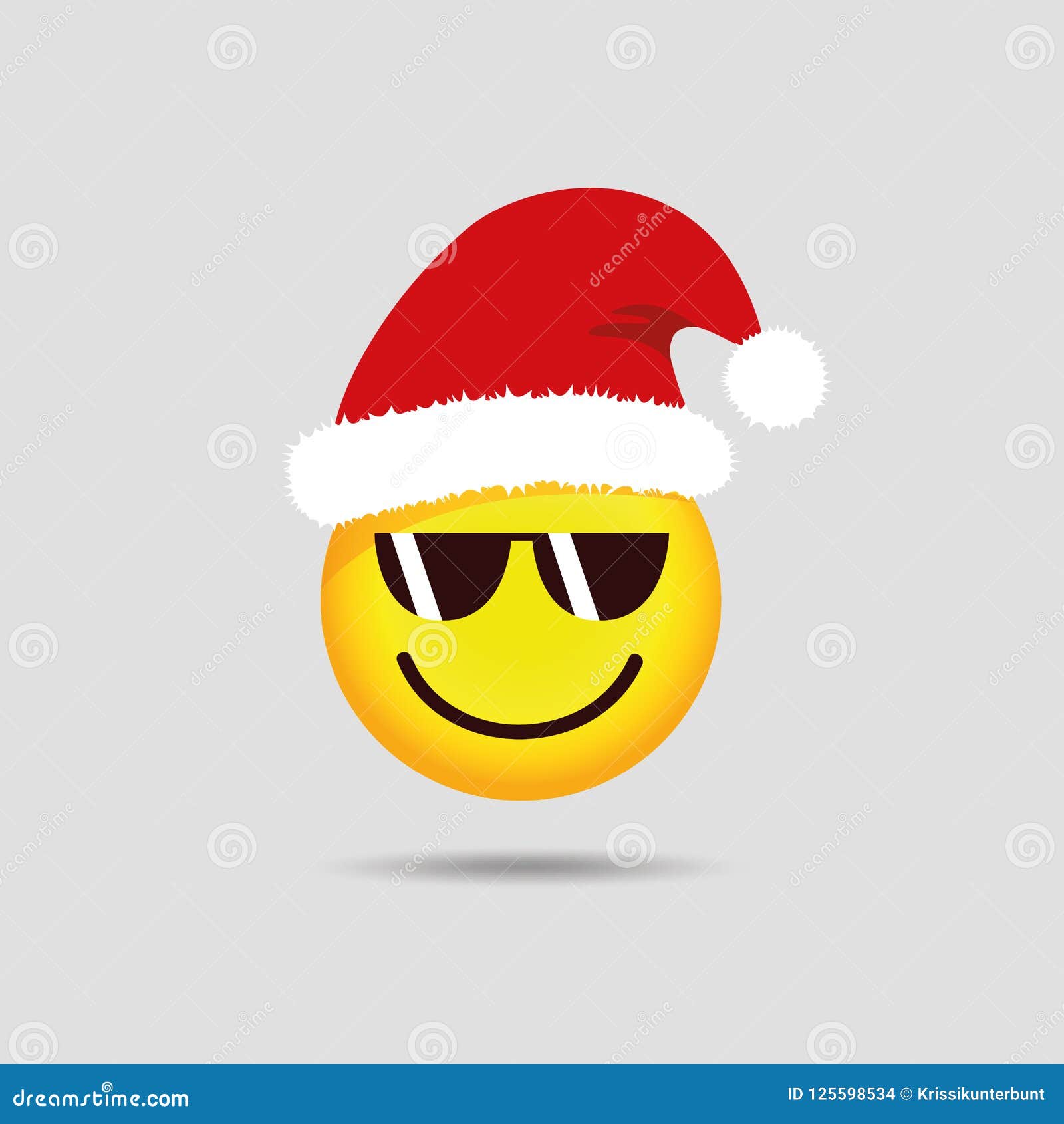Émoticône Fraîche De Santa Claus Avec L'emoji De Smiley De Lunettes De  Soleil Illustration de Vecteur - Illustration du causerie, homme: 125598534