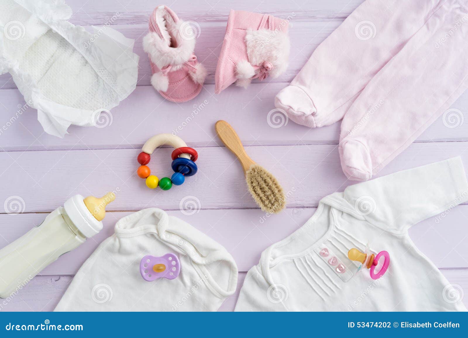 Équipement de bébé photo stock. Image du matériel, rose - 53474202