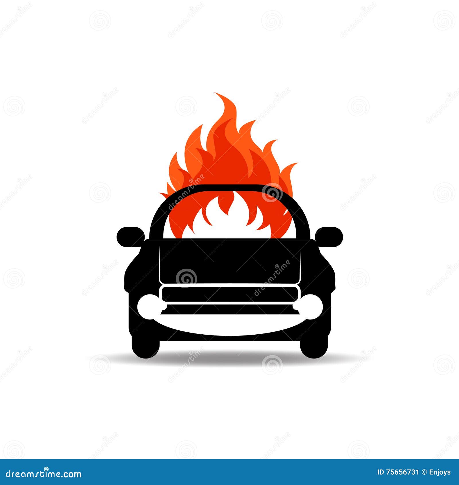 Resultado de imagem para ilustração fogo no carro