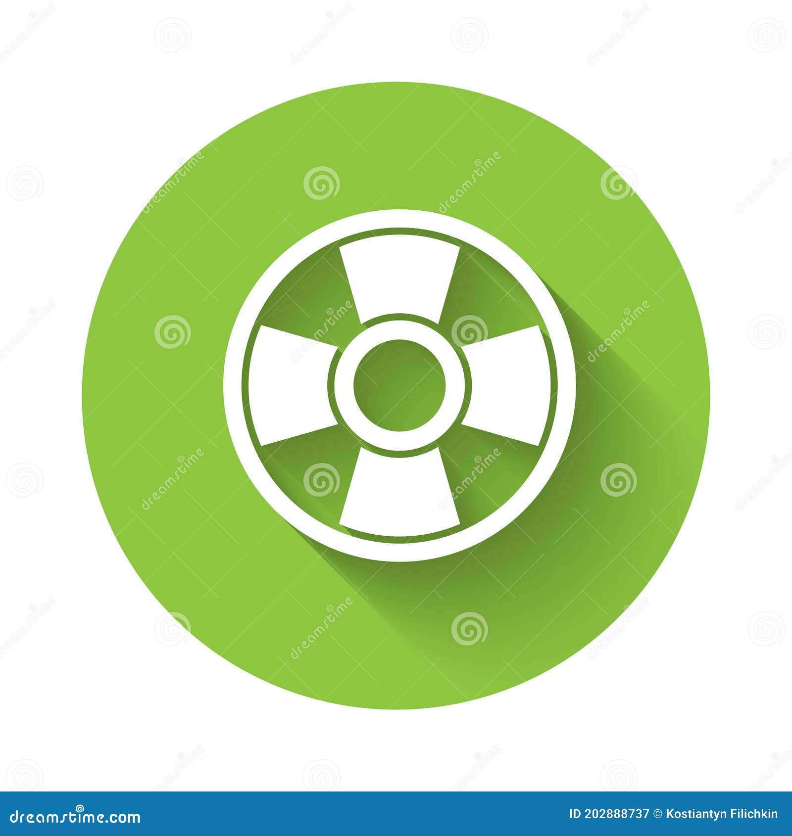 Ícones de botões de círculo verde para site ou jogo
