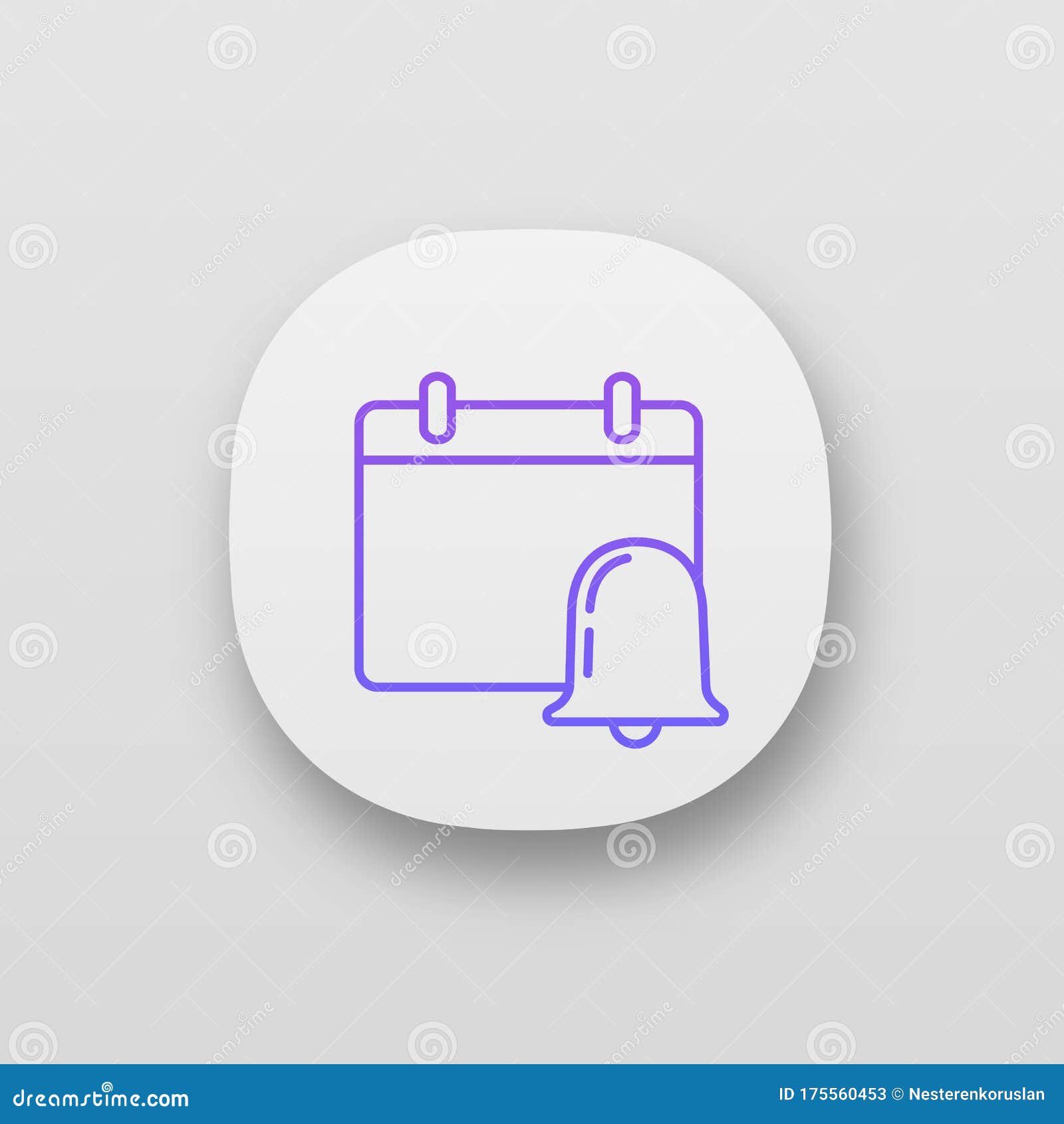 ícone do app despertador digital. interface de usuário ui ux