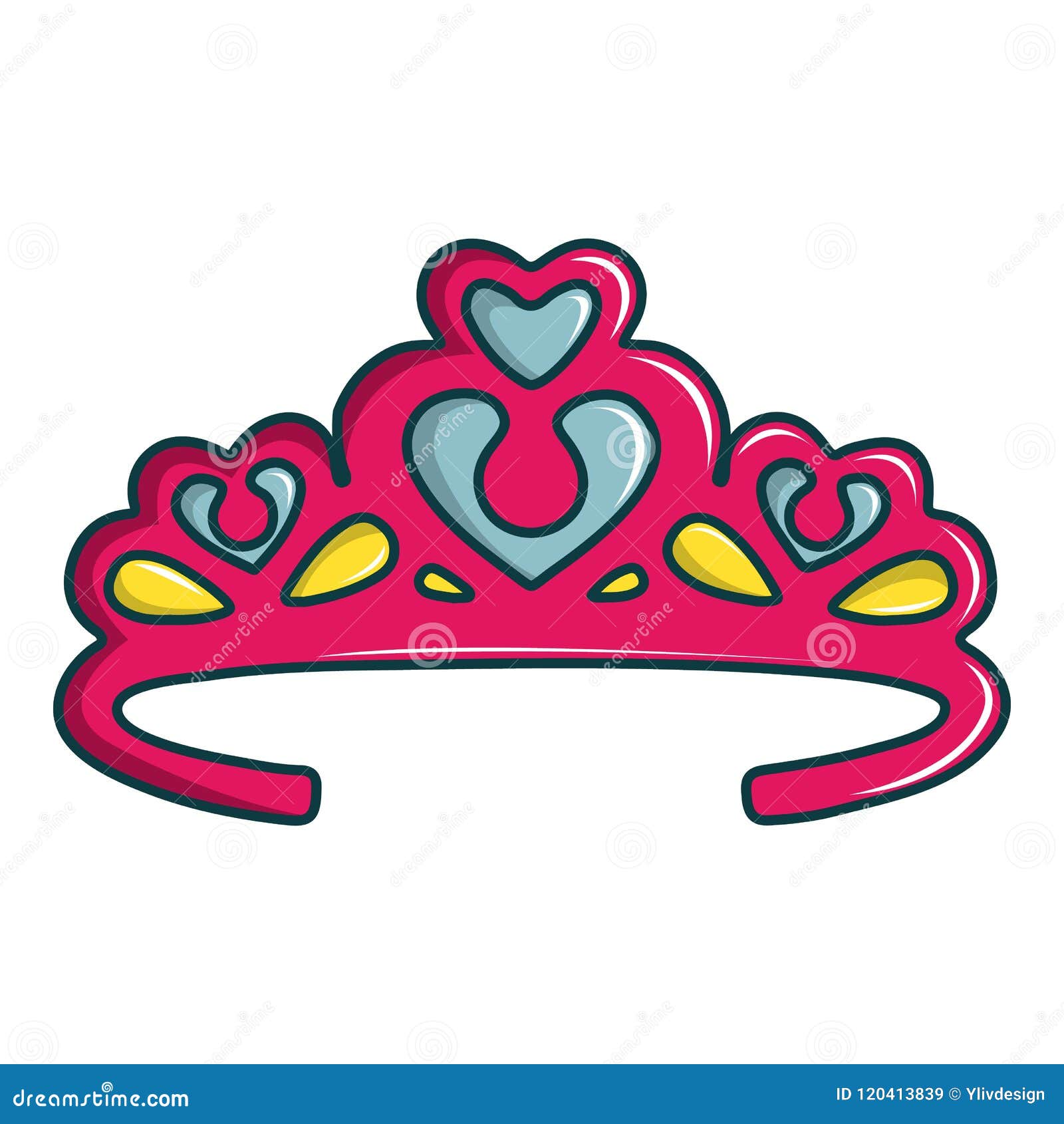 Ícone Da Coroa Da Princesa, Estilo Dos Desenhos Animados Ilustração do  Vetor - Ilustração de realeza, antiguidade: 120413839, image size:1600x1690