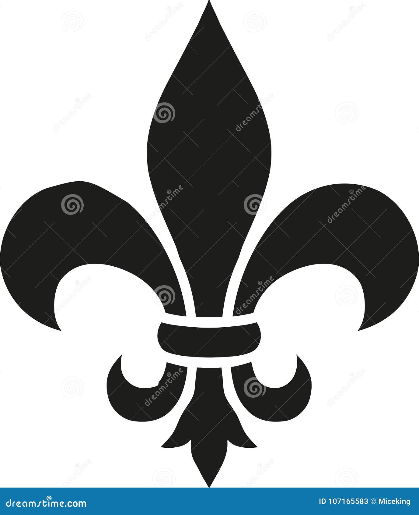 Icone Da Flor De Lis Ilustracao Do Vetor Ilustracao De Flor 107165583