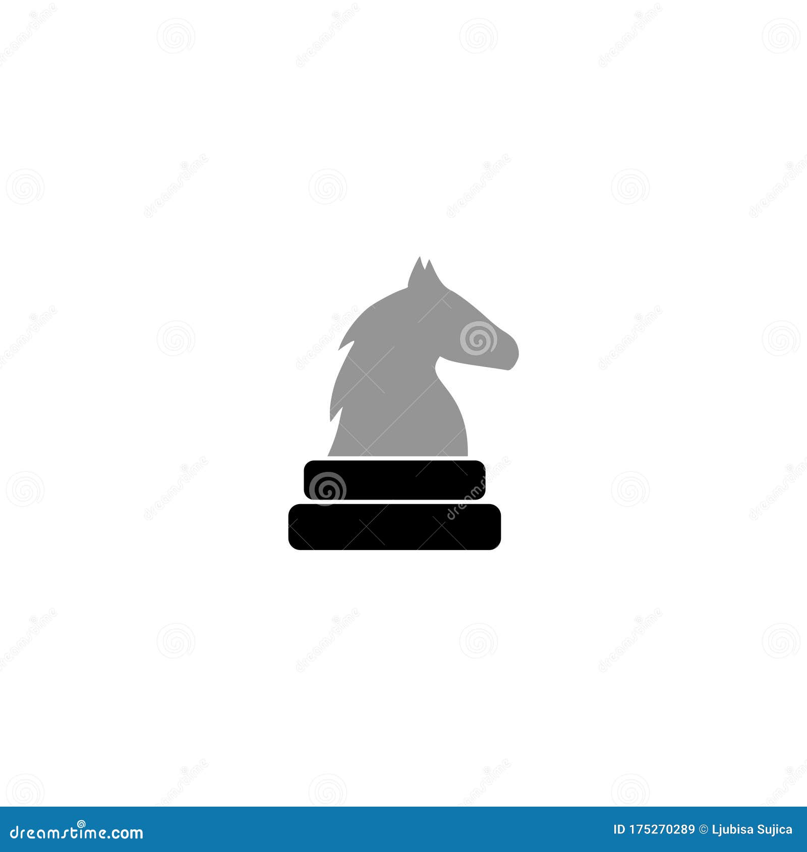 ícone De Ilustração Vetorial De Xadrez. Símbolo Isolado Do Jogo Rei  Ilustração do Vetor - Ilustração de isolado, cavalo: 216883274