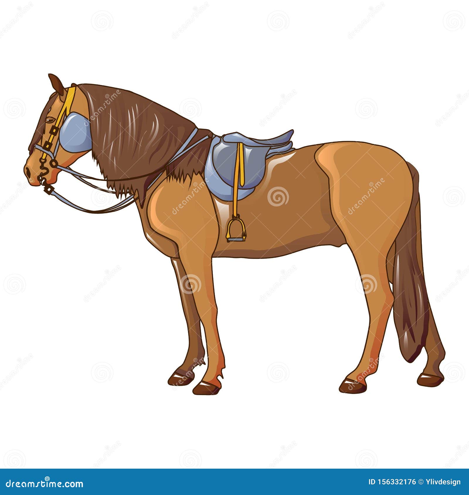 Ã cone De Cavalo Cowboy, Estilo De Desenho Animado Ilustração do Vetor -  Ilustração de beleza, projeto: 156332176