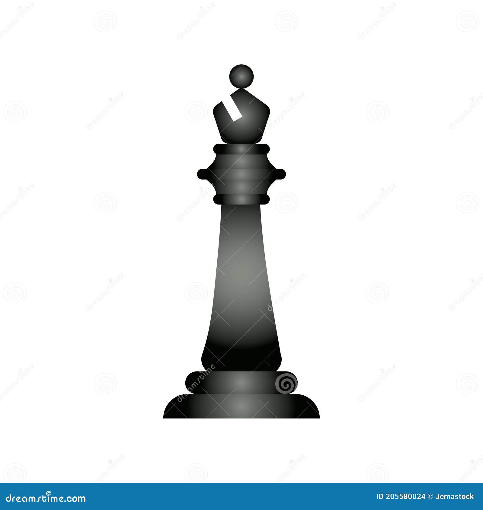 Ícone de peão de xadrez branco ilustração plana do ícone vetor de peão de  xadrez branco para web design