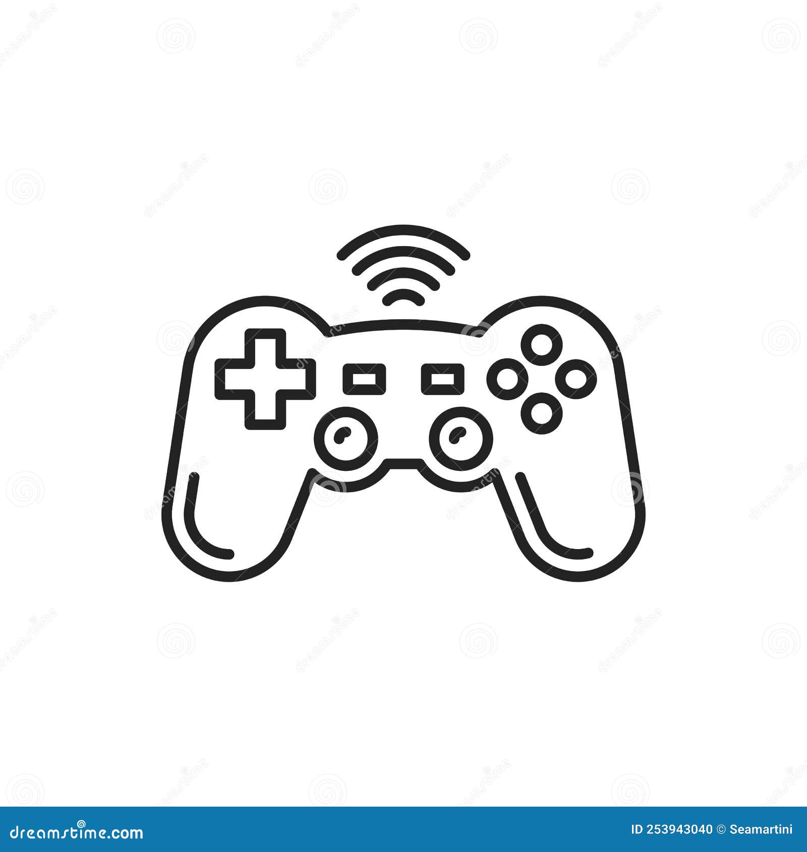 controlador de jogos ou ícone plano gamepad para aplicativos de