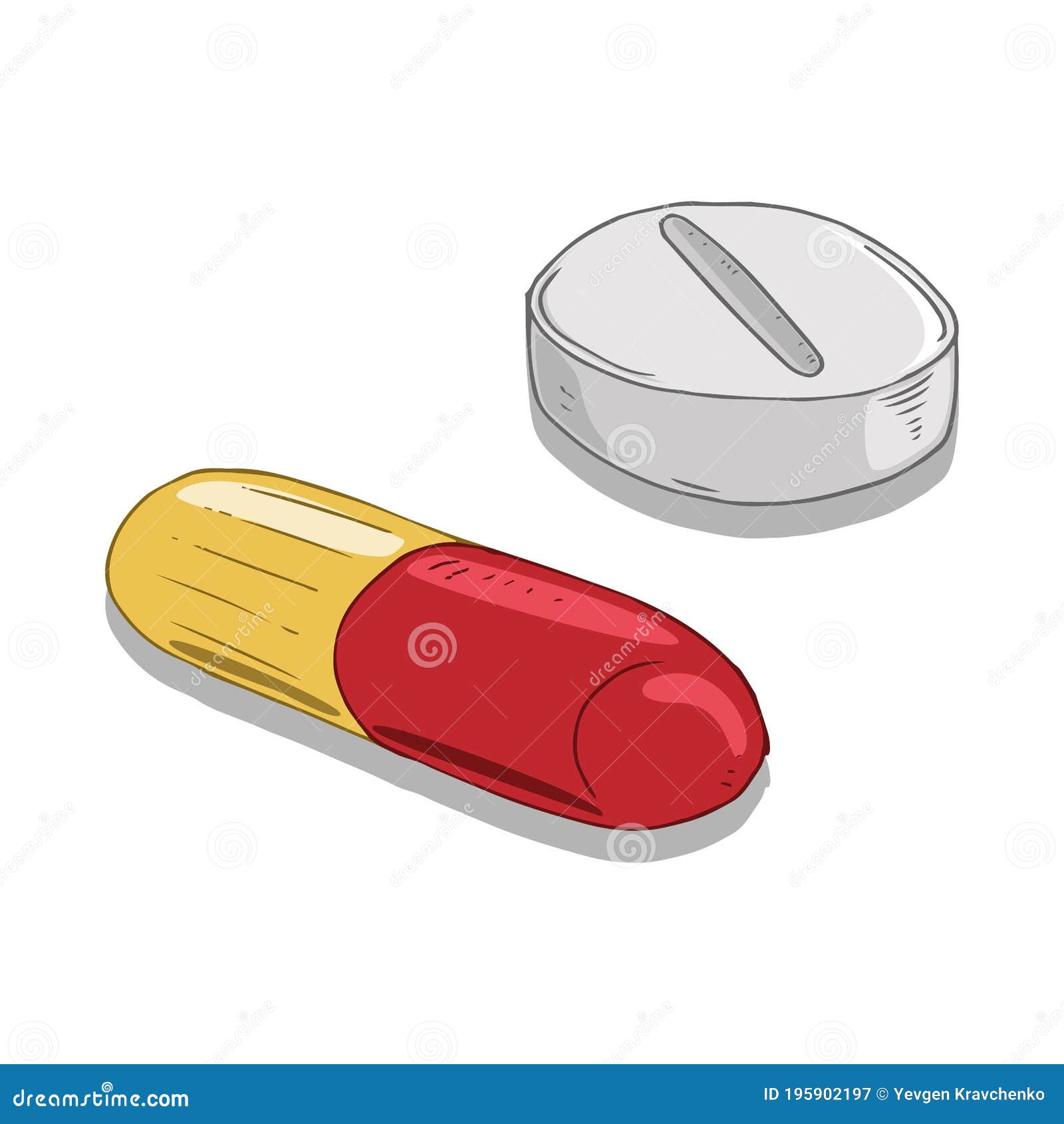 Uma Ilustração Vetorial Do Logotipo Para A Pílula De Medicamentos