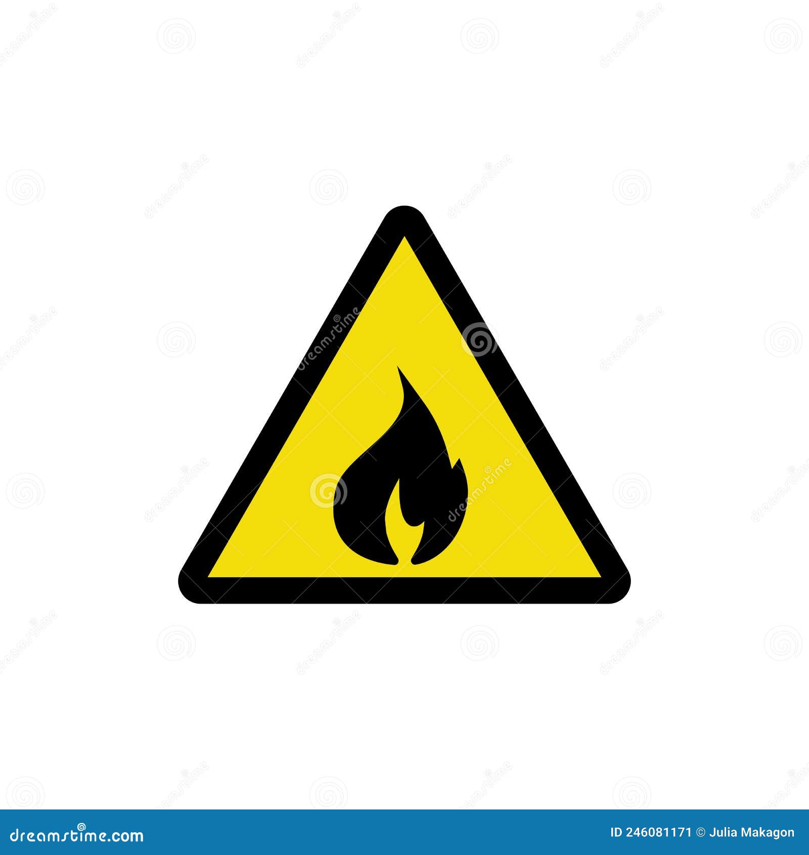 Símbolo do vetor do perigo do incêndio Royalty Free Stock SVG Vector and  Clip Art