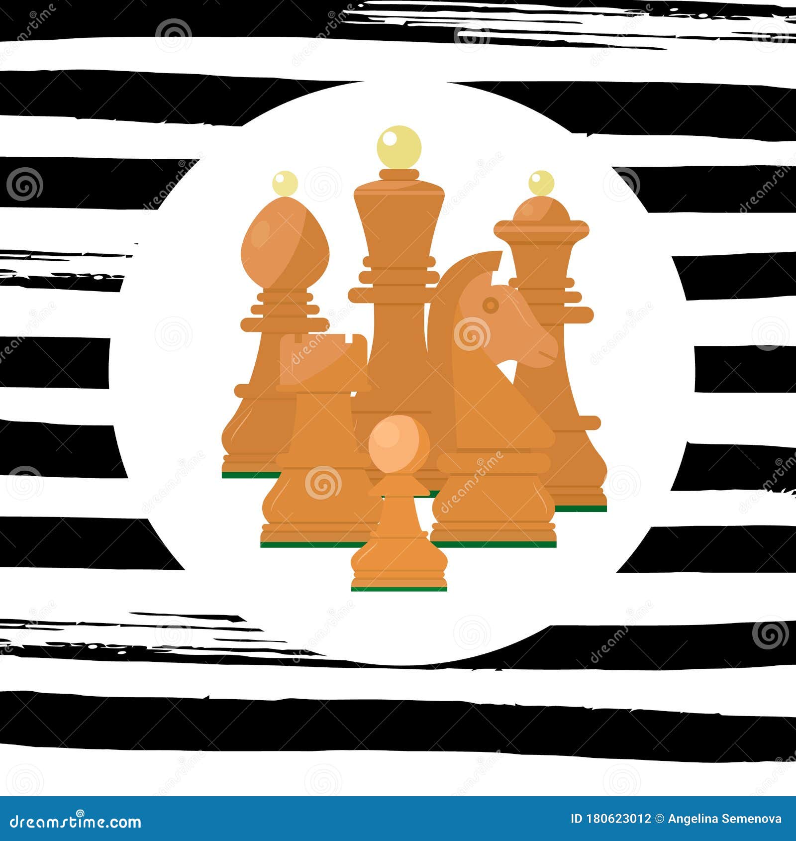 Vector ícone de rainha de xadrez plana em fundo branco
