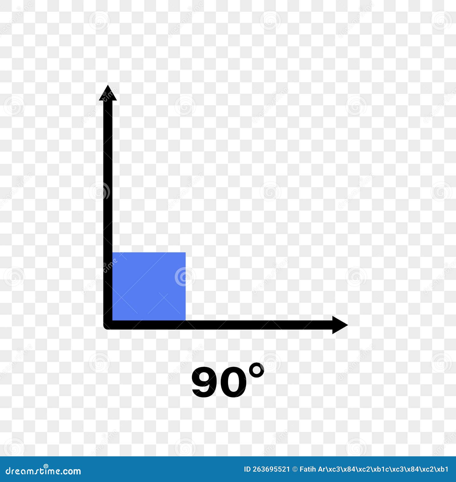 ícone Do ângulo De 90 Graus. Símbolo Geométrico. Ilustração Vetorial Em  Fundo Transparente Ilustração do Vetor - Ilustração de projeto, ângulo:  263695521
