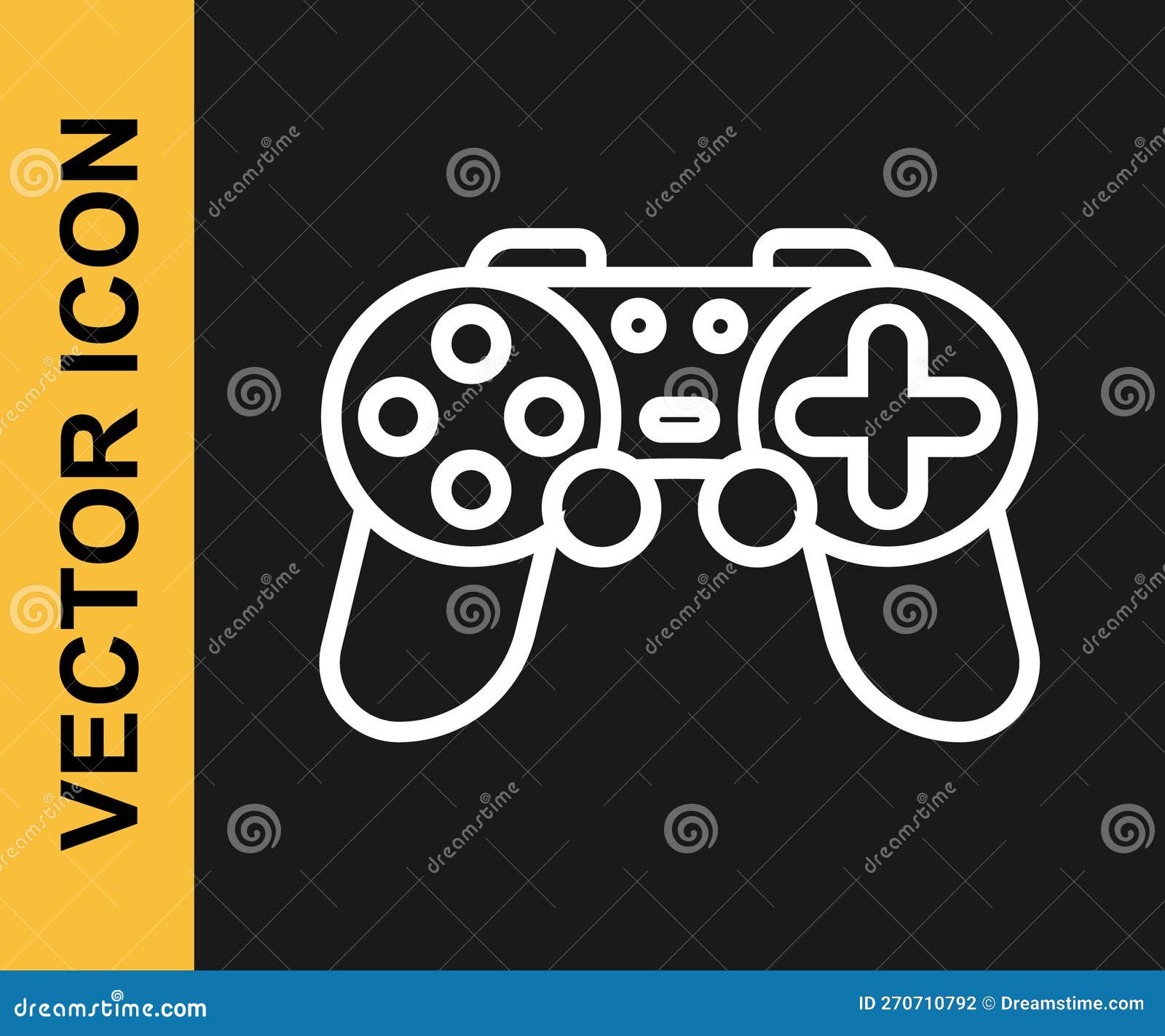 ícone Da Linha Do Gamepad Vetor PNG , Controlador, Eletrônicos